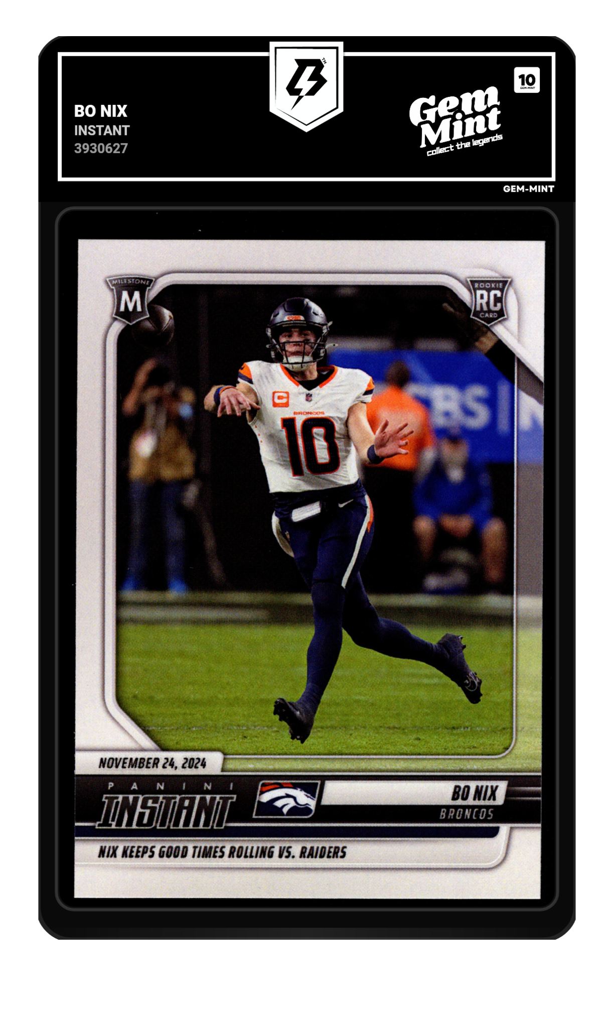 Bo Nix graded 10
