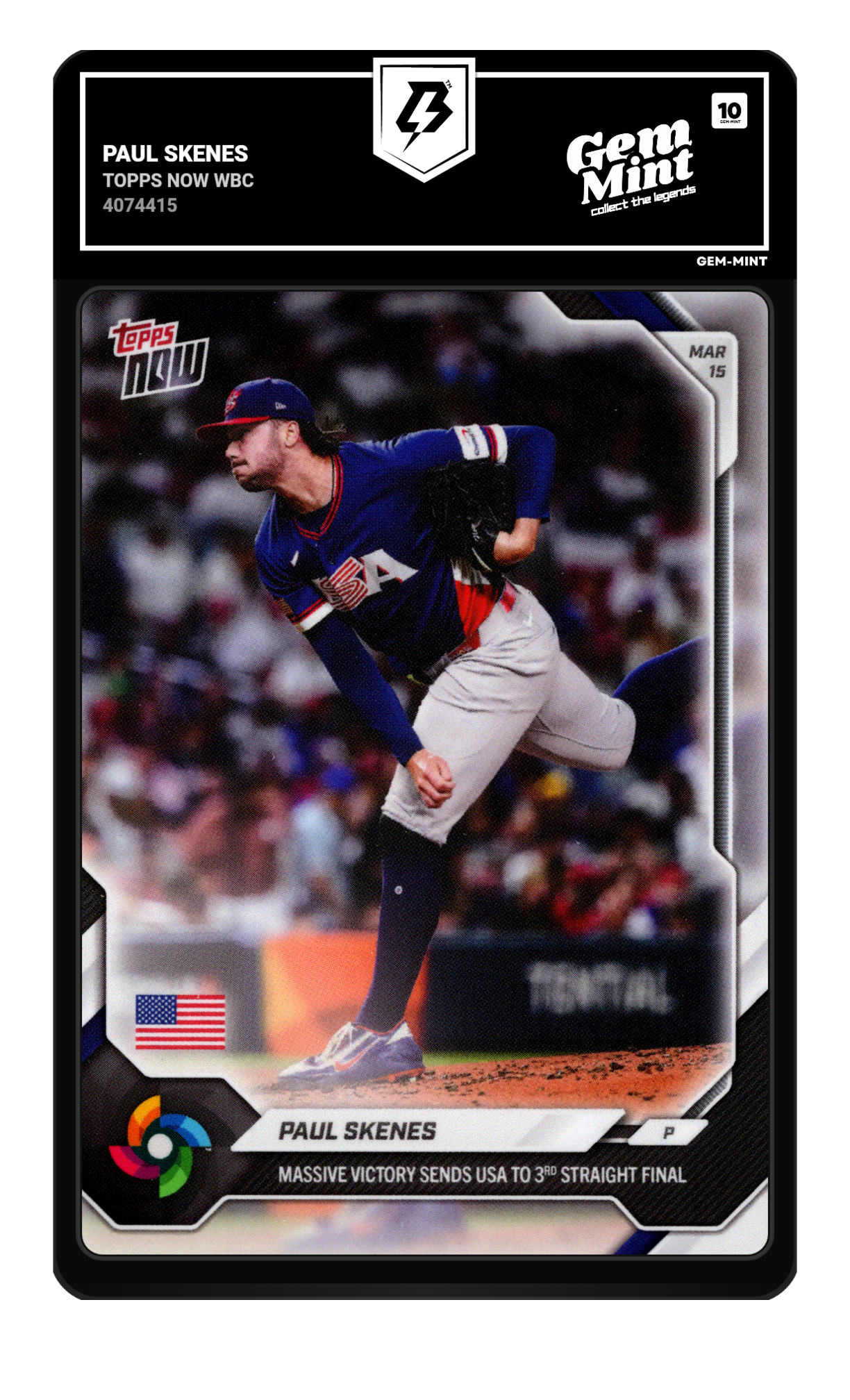 Paul Skenes graded 10