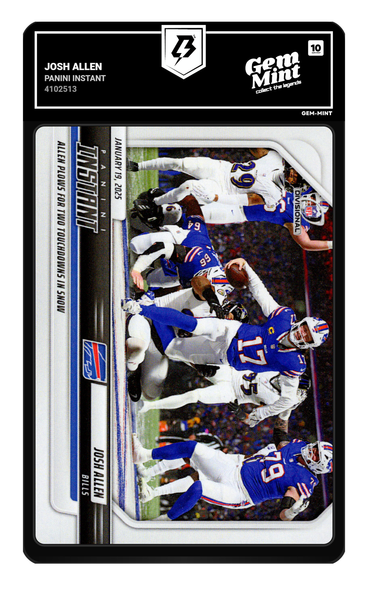Josh Allen graded 10