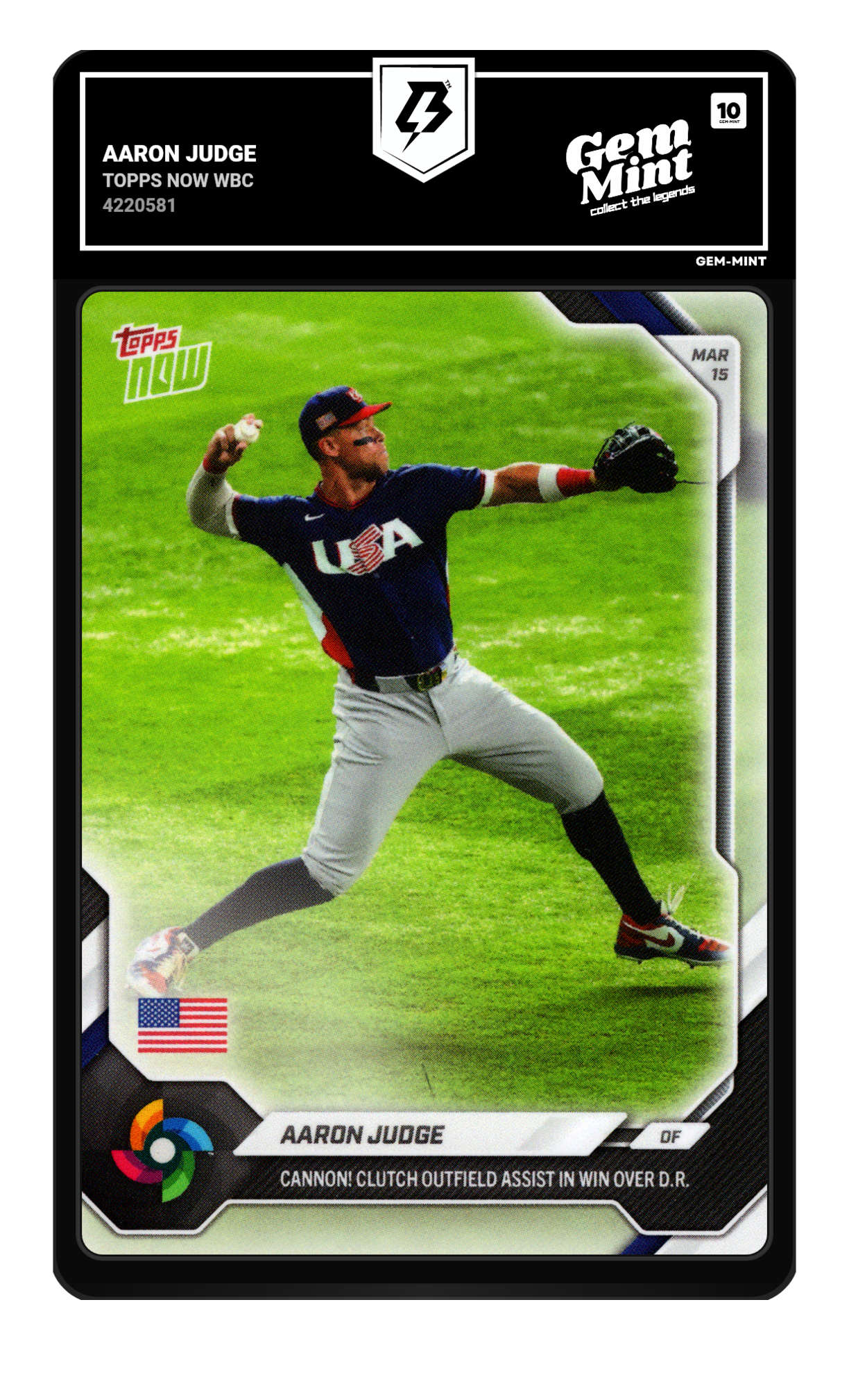 Aaron Judge graded 10