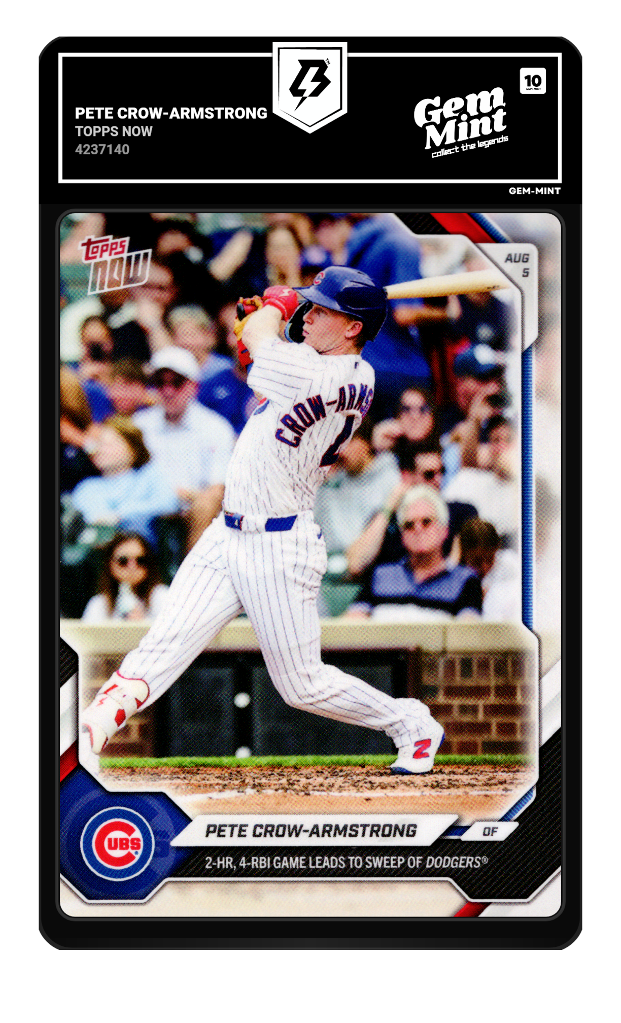 Pete Crow-Armstrong graded 10