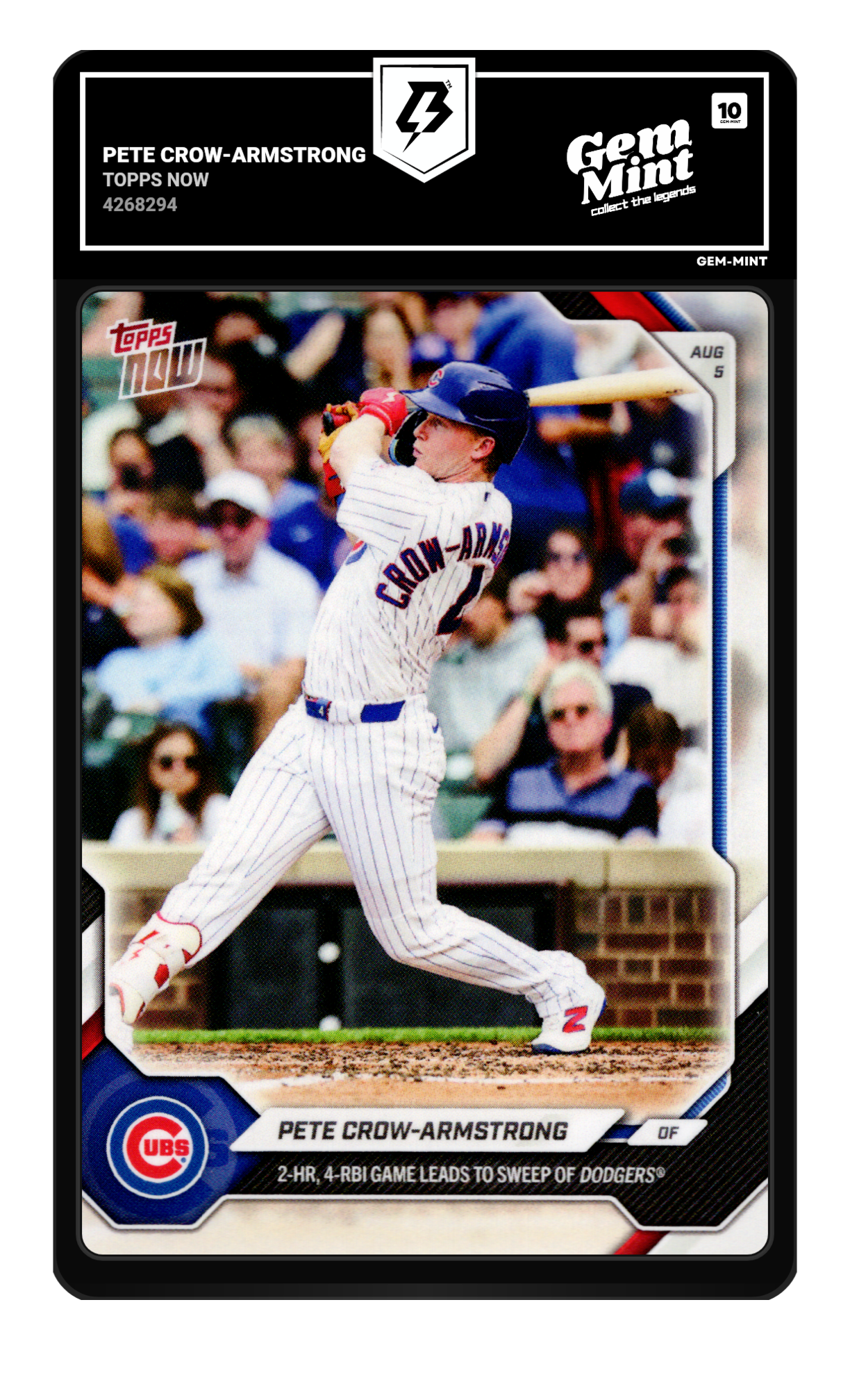 Pete Crow-Armstrong graded 10