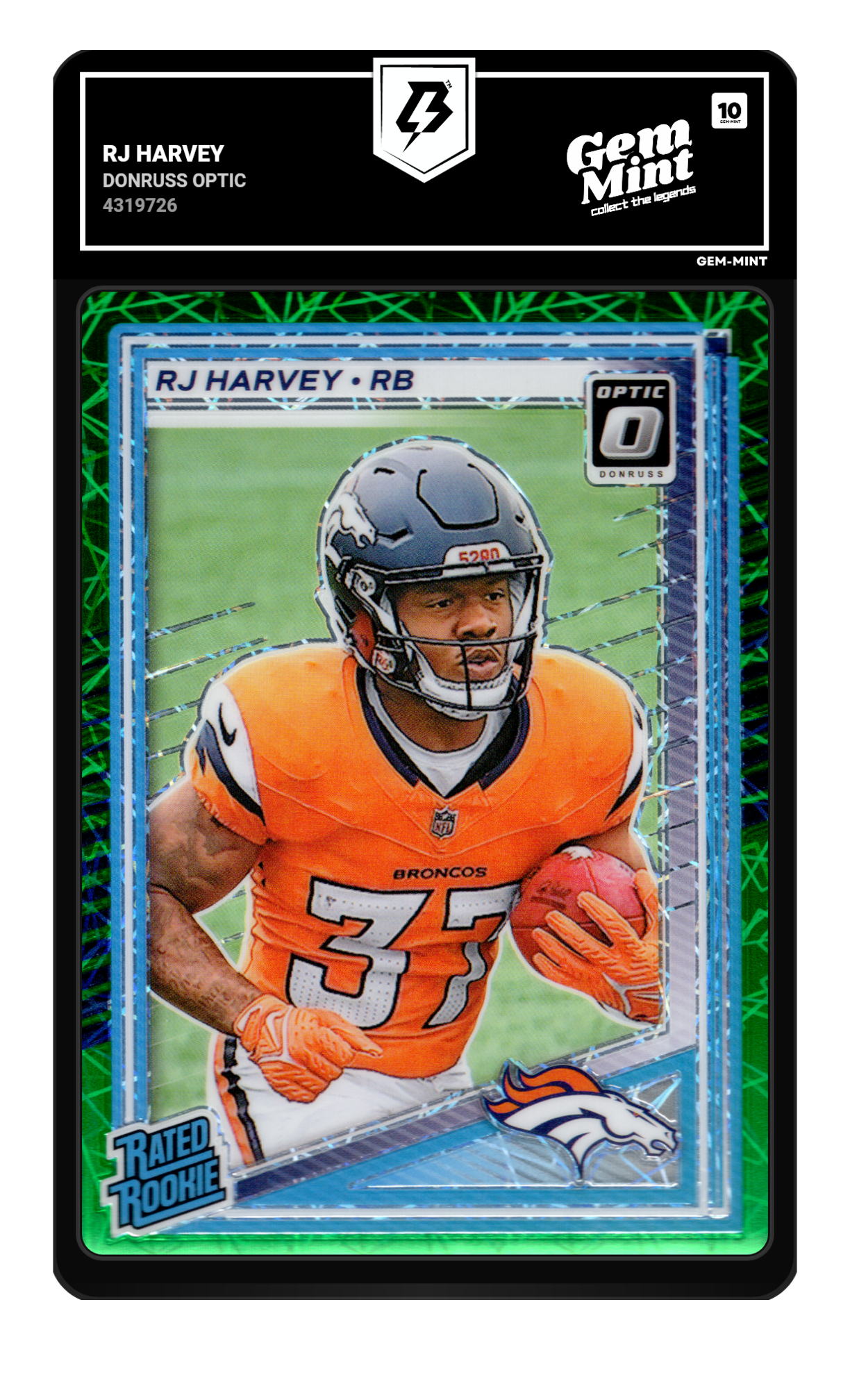 RJ Harvey graded 10
