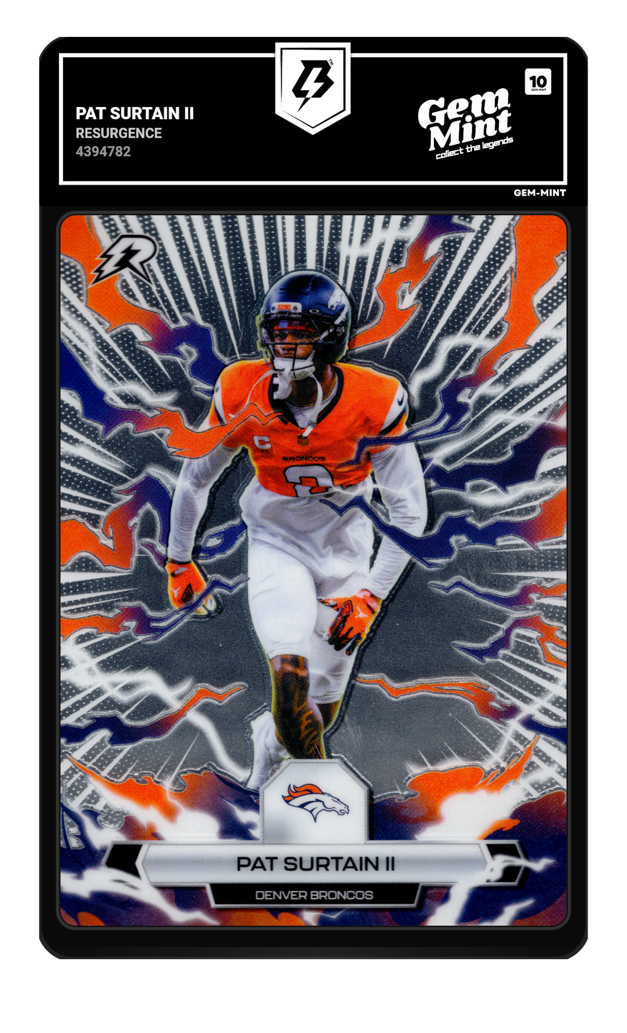 Pat Surtain II graded 10