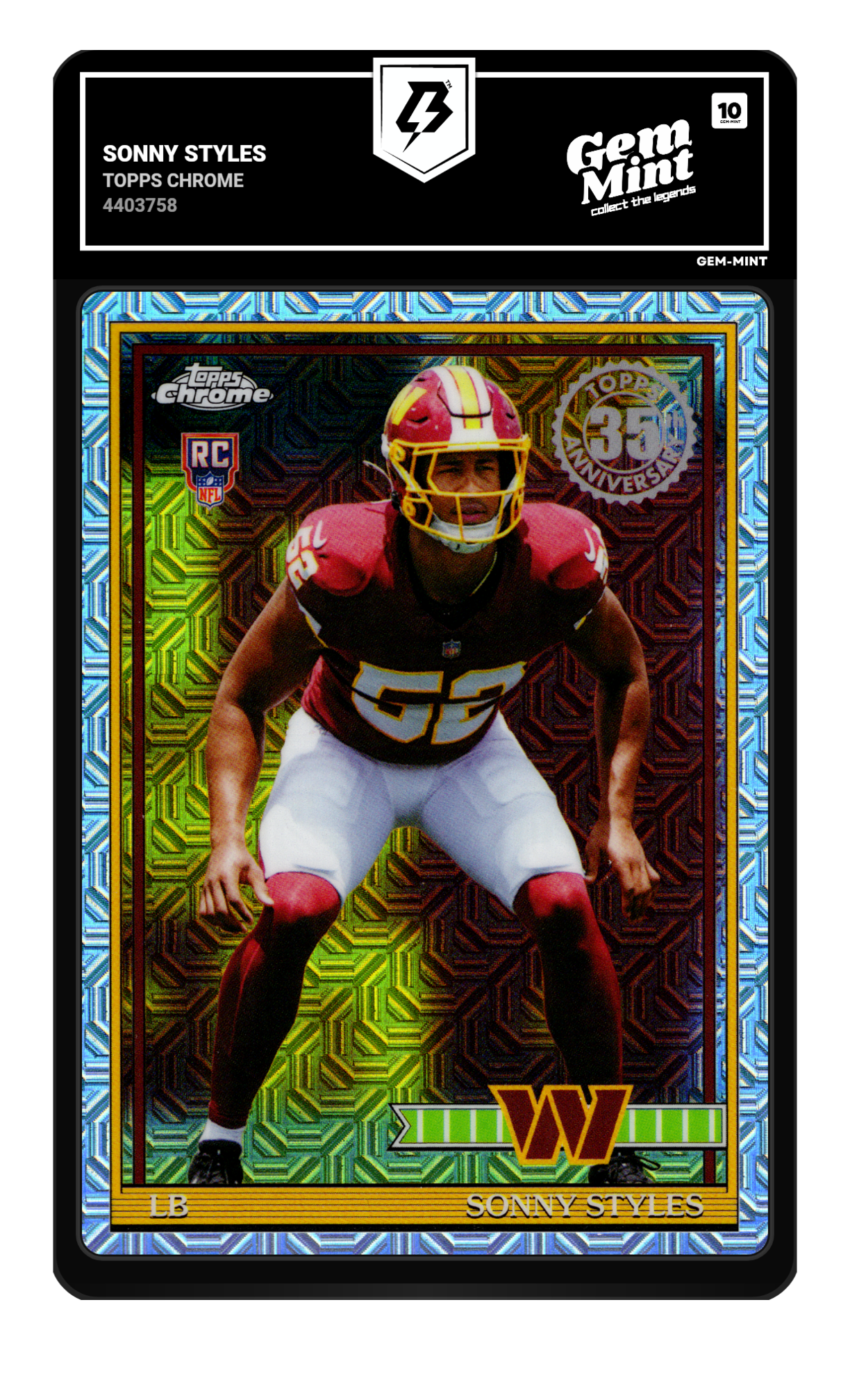 Sonny Styles graded 10