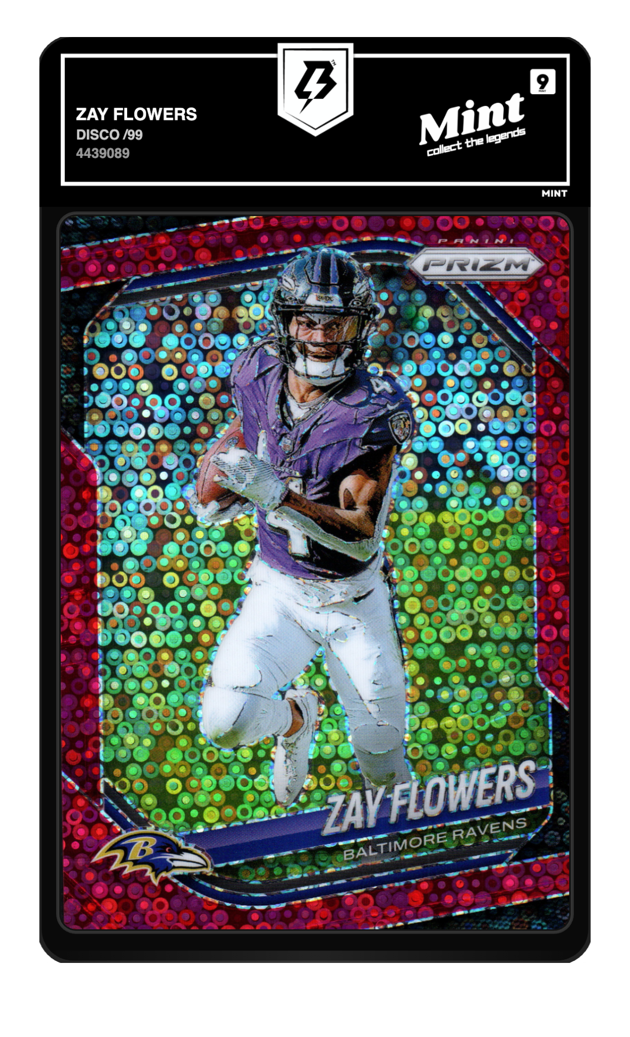Zay Flowers graded 9