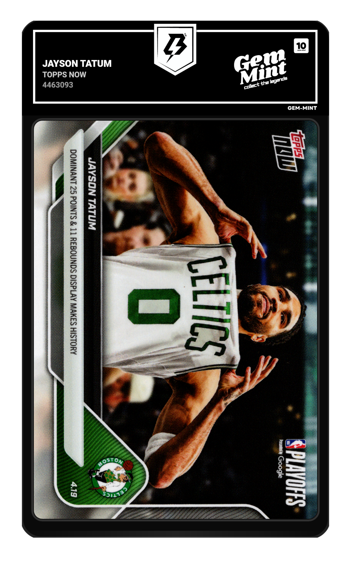 Jayson Tatum graded 10