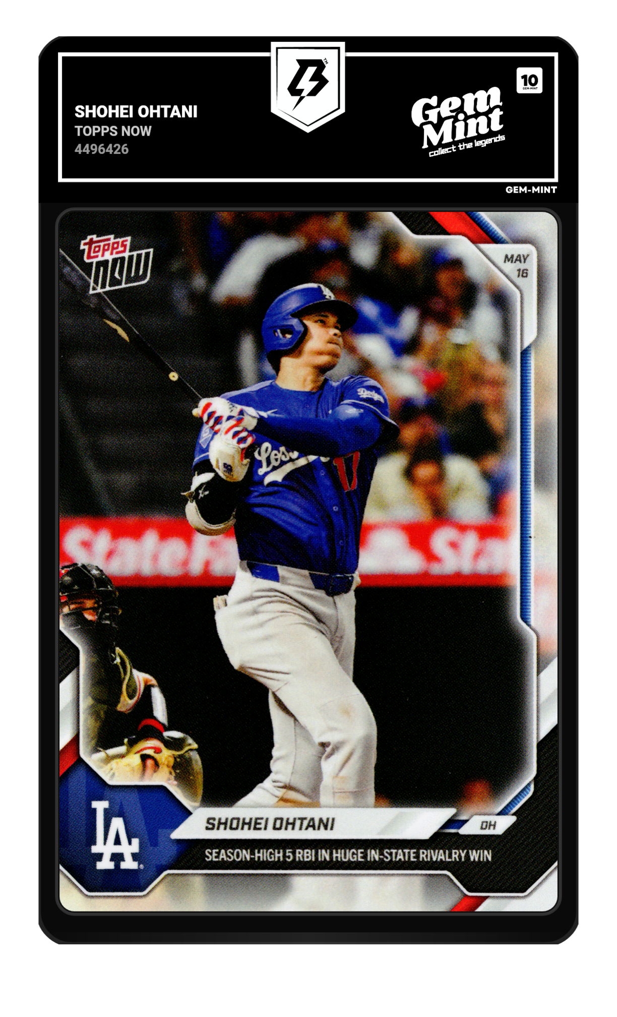 Shohei Ohtani graded 10