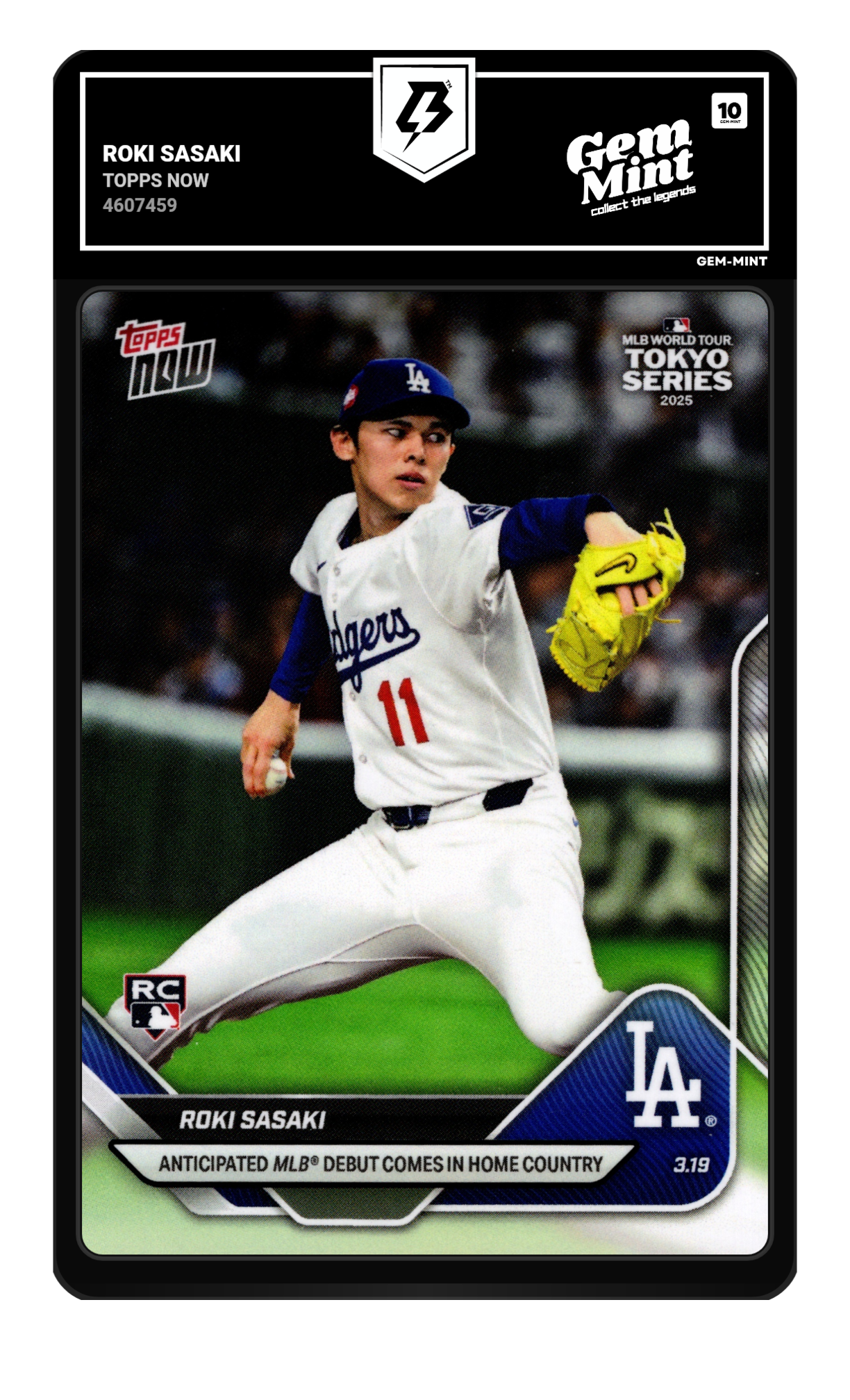 Roki Sasaki graded 10