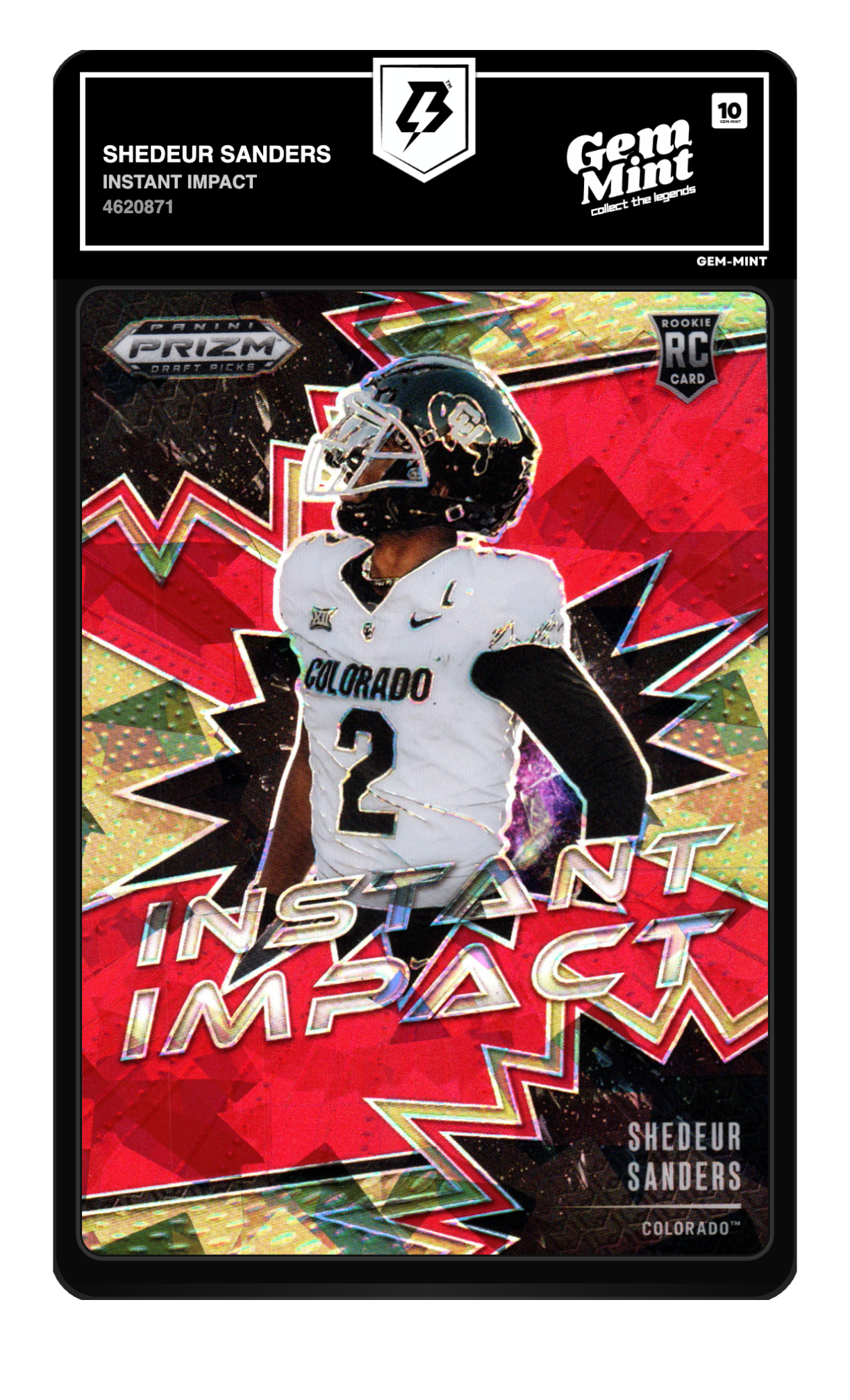 Shedeur Sanders graded 10