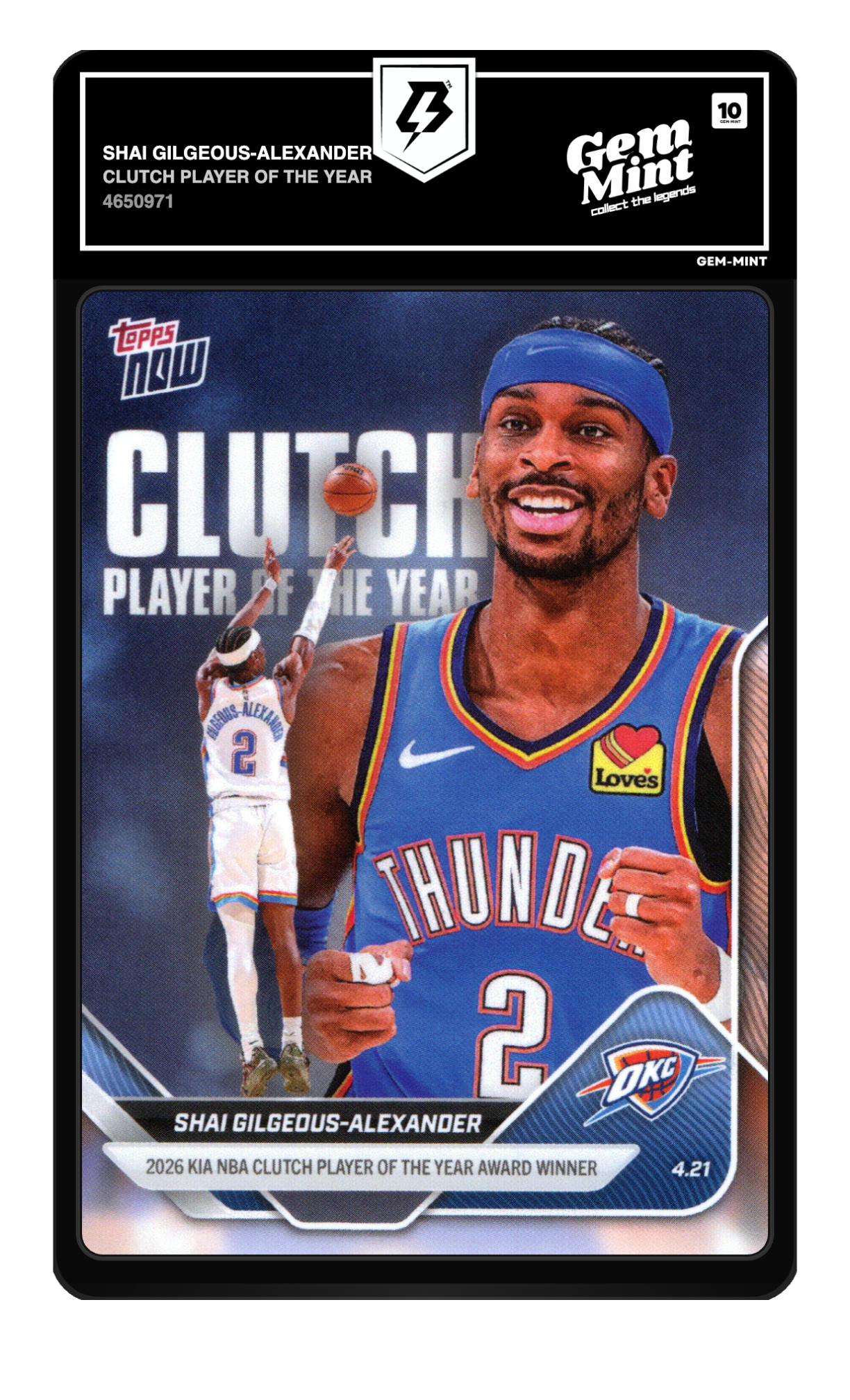 Shai Gilgeous-Alexander graded 10