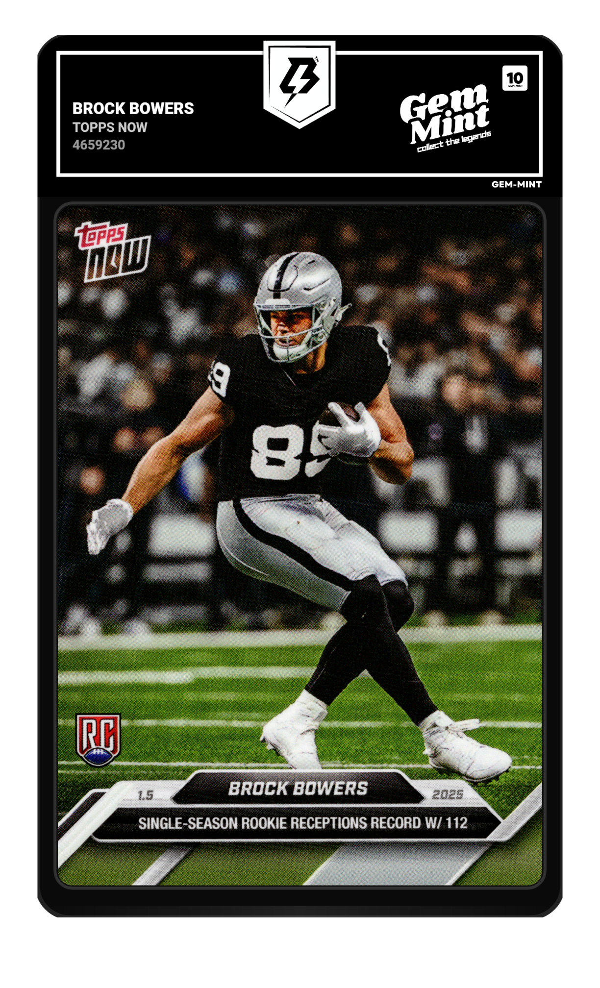 Brock Bowers graded 10