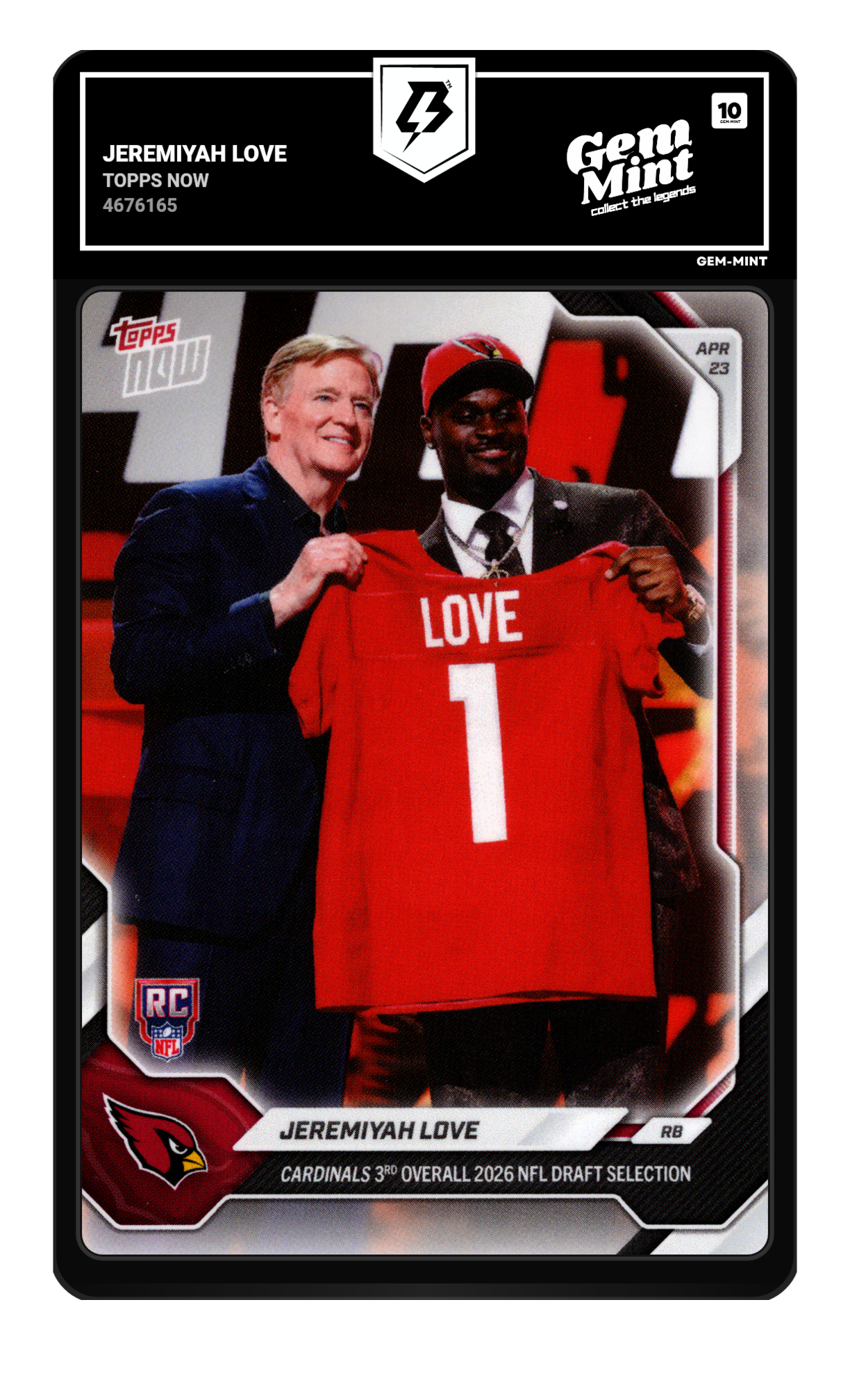 Jeremiyah Love graded 10