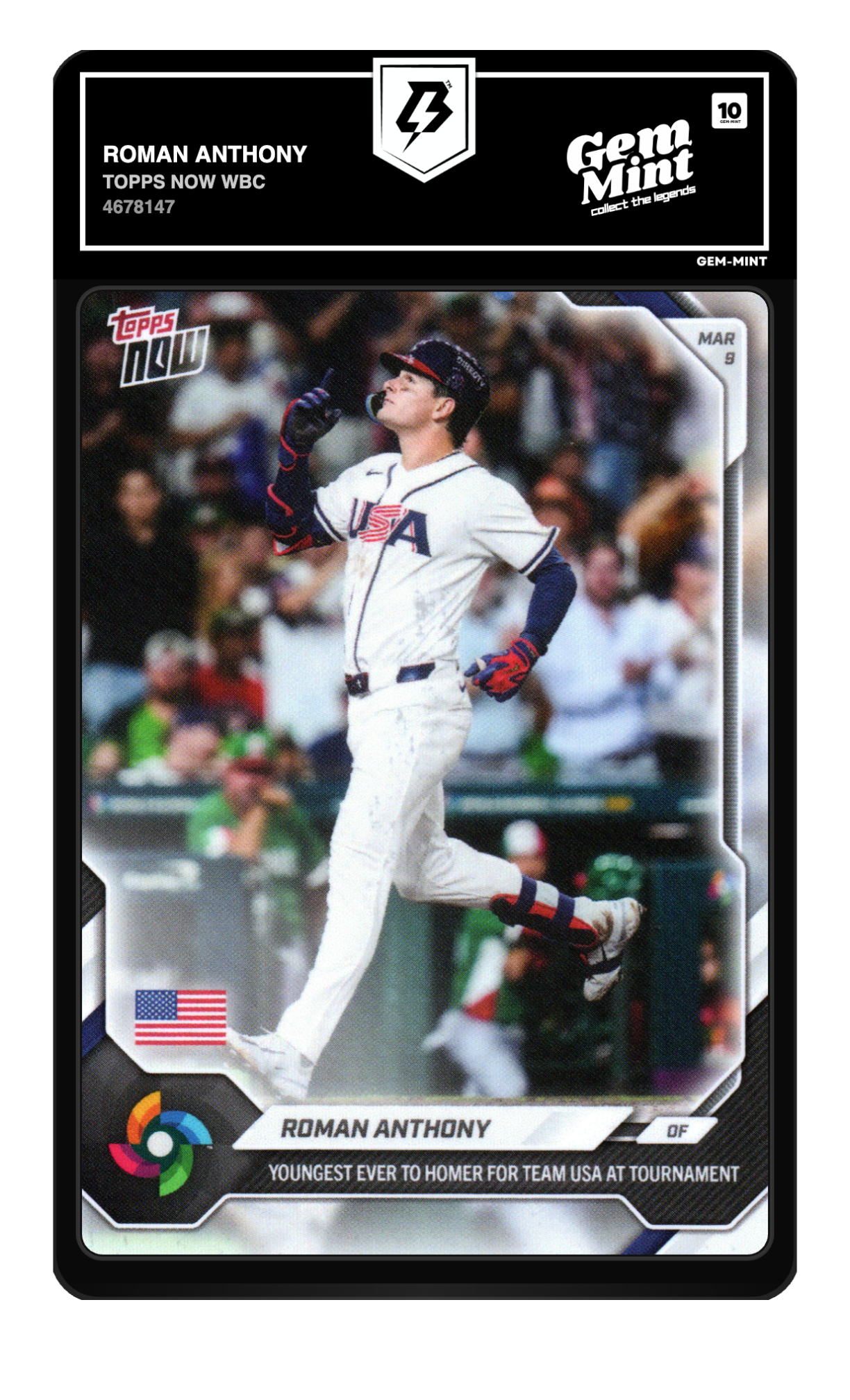 Roman Anthony graded 10