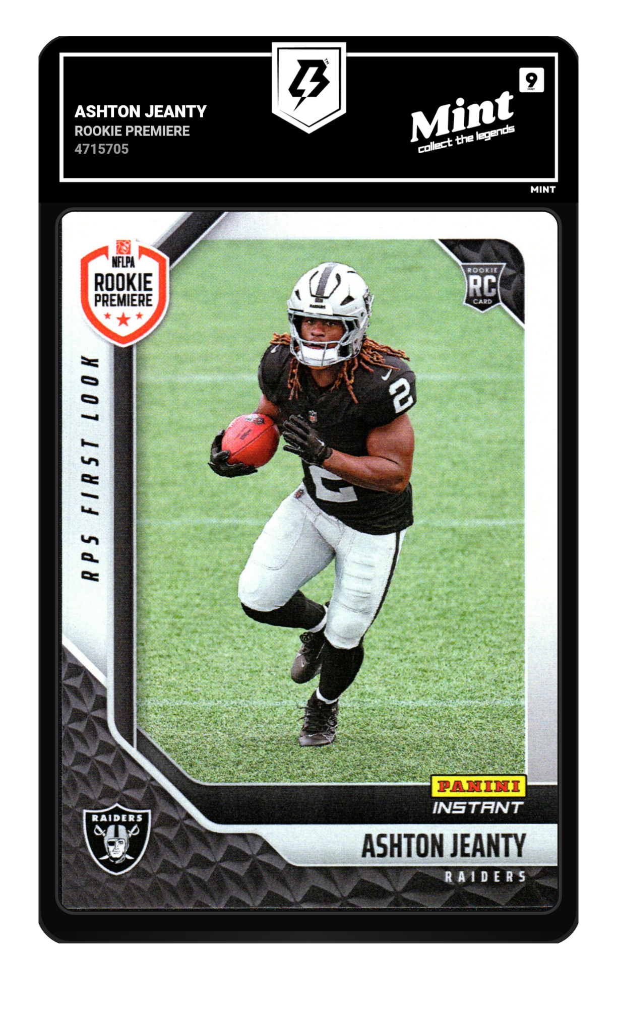 Ashton Jeanty graded 9