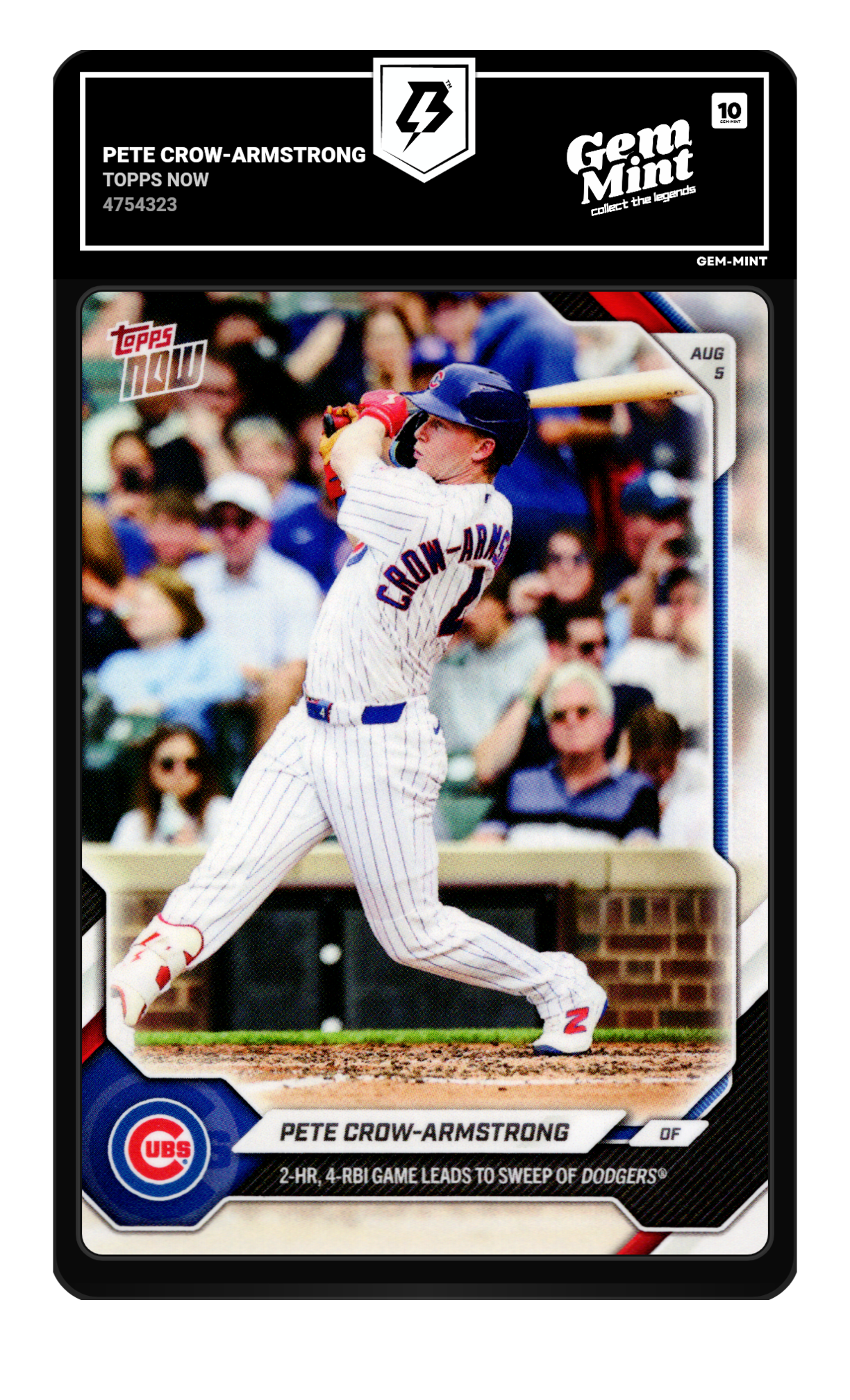 Pete Crow-Armstrong graded 10