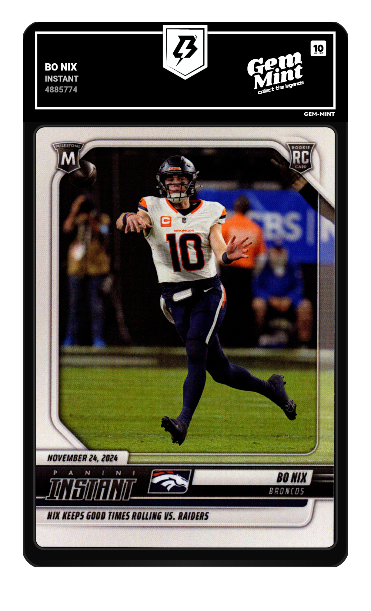Bo Nix graded 10