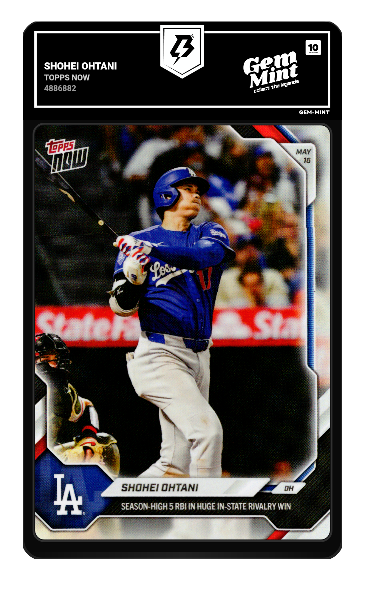 Shohei Ohtani graded 10