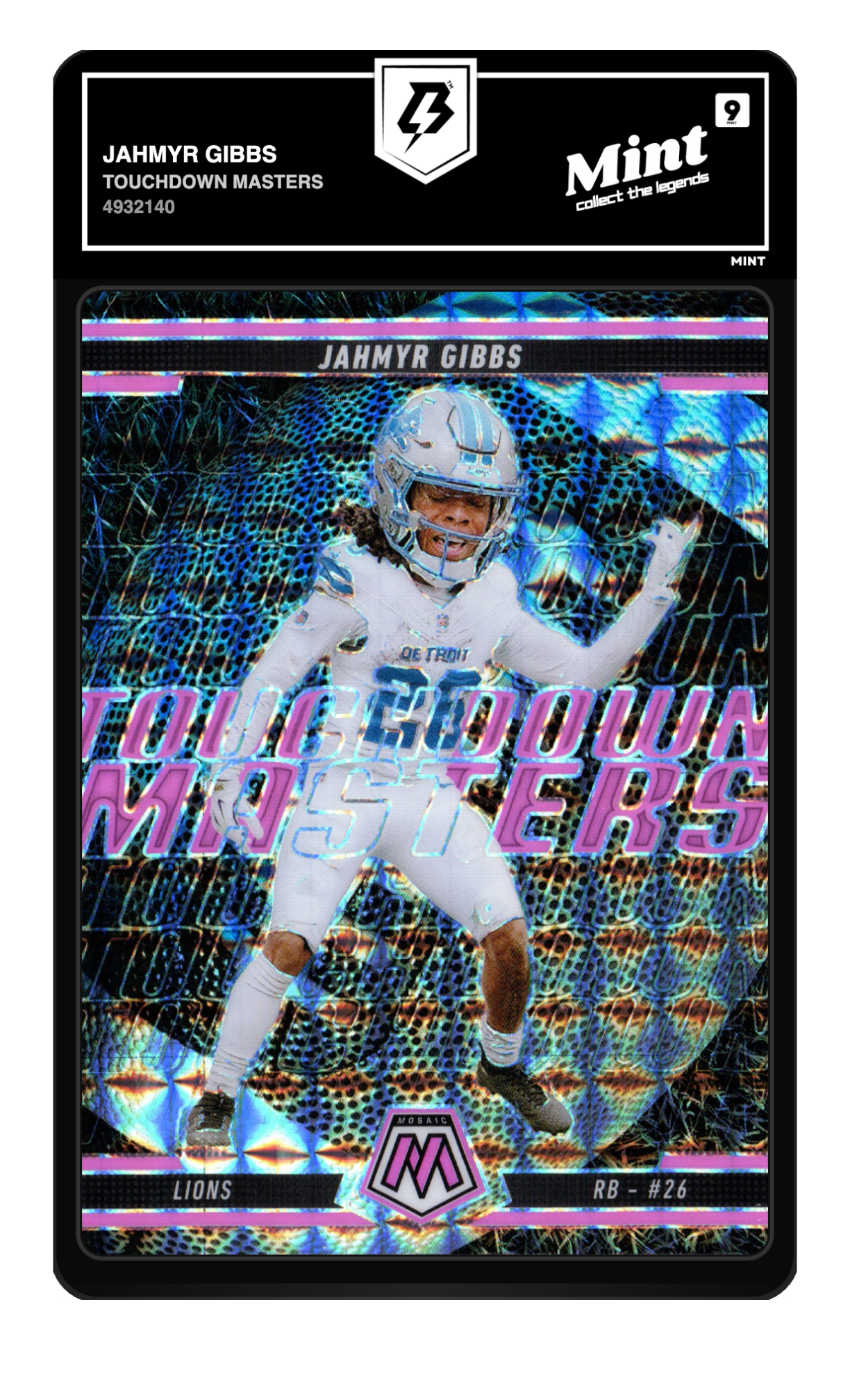Jahmyr Gibbs graded 9
