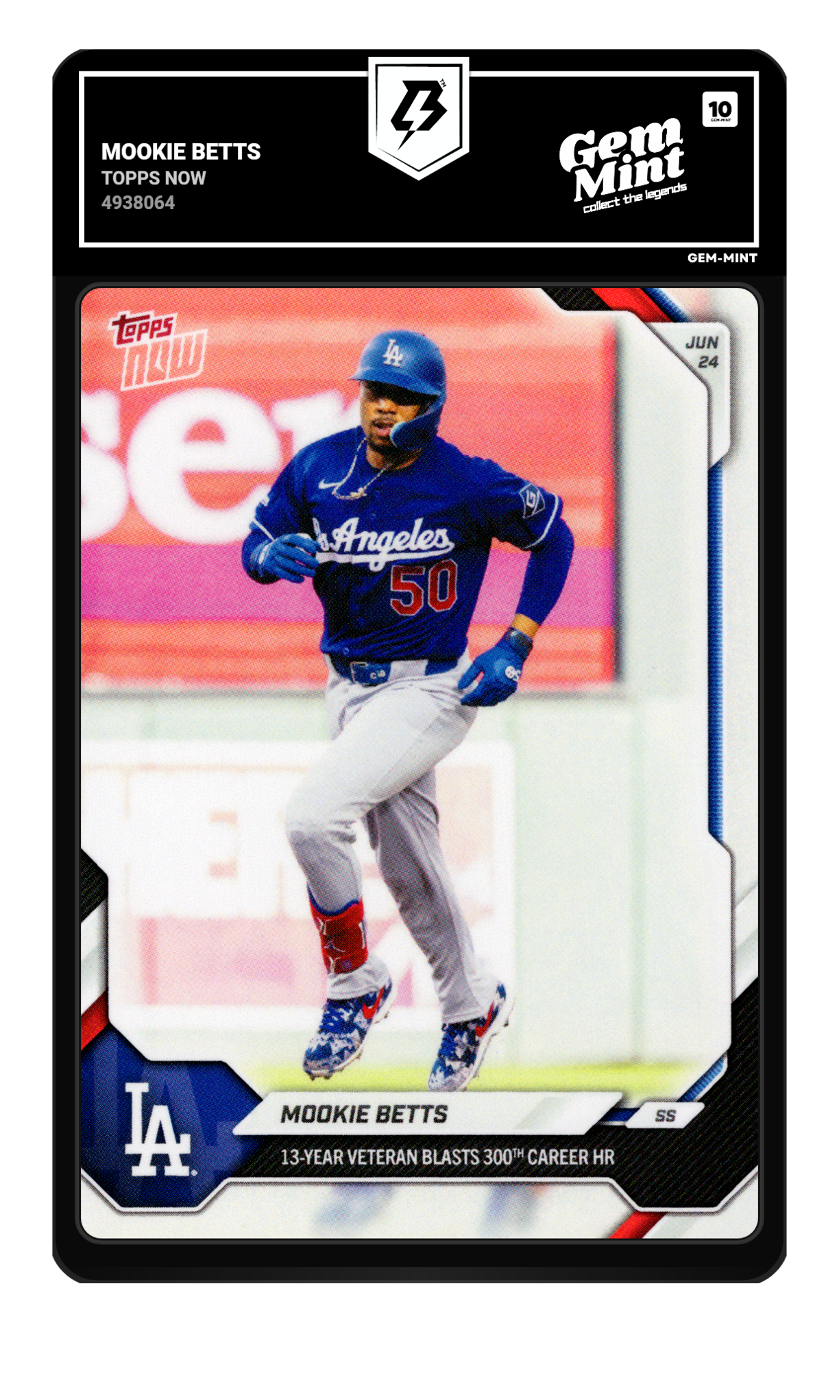 Mookie Betts graded 10