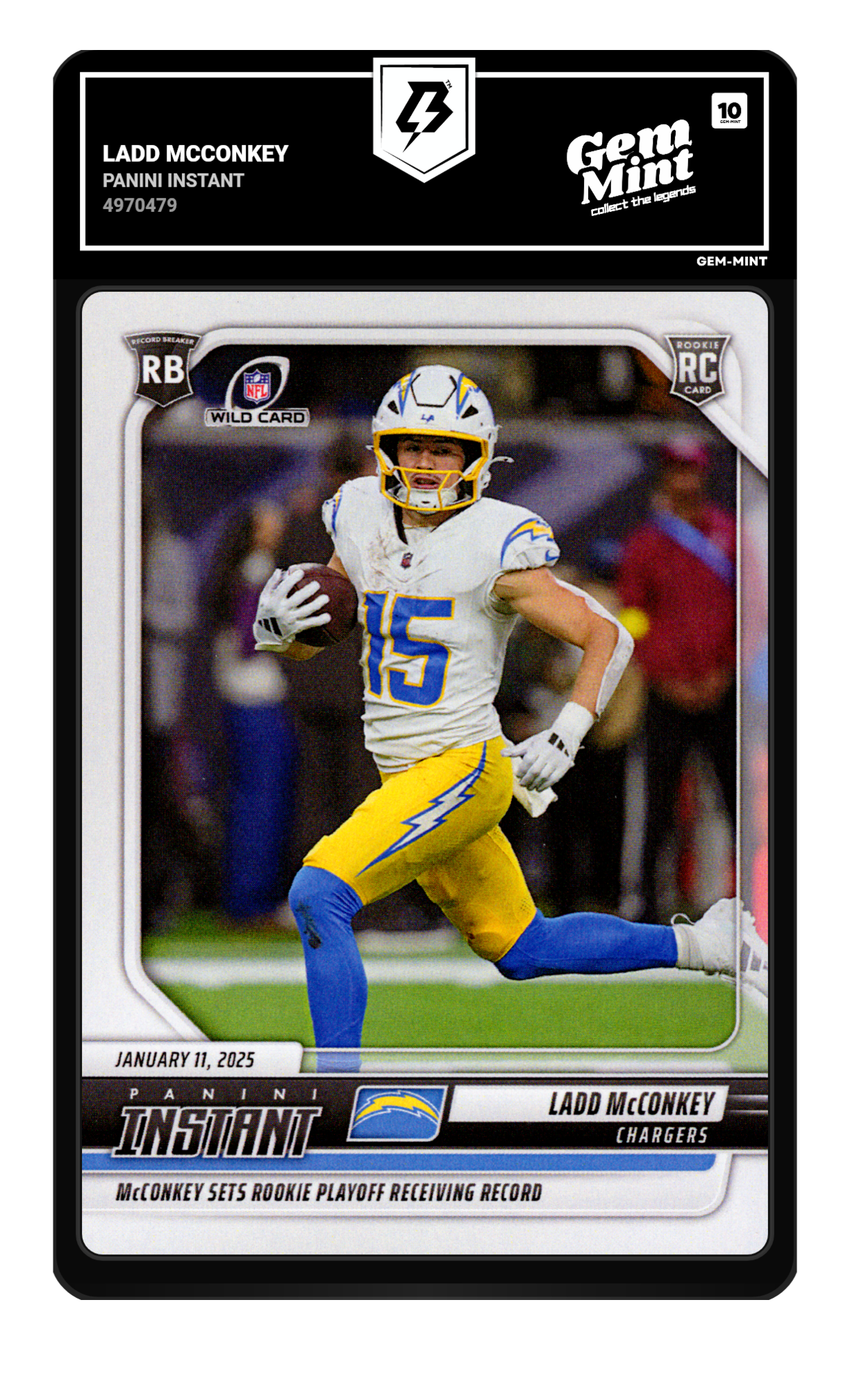 Ladd McConkey graded 10