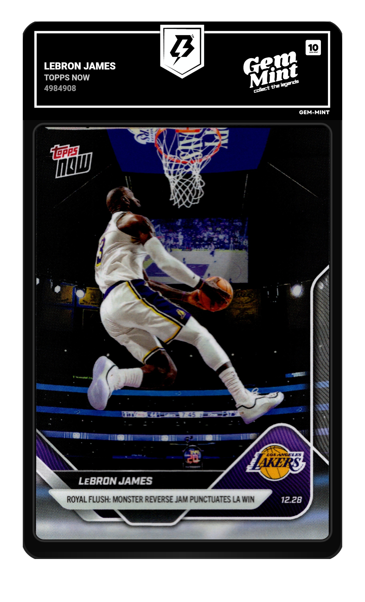 Lebron James graded 10