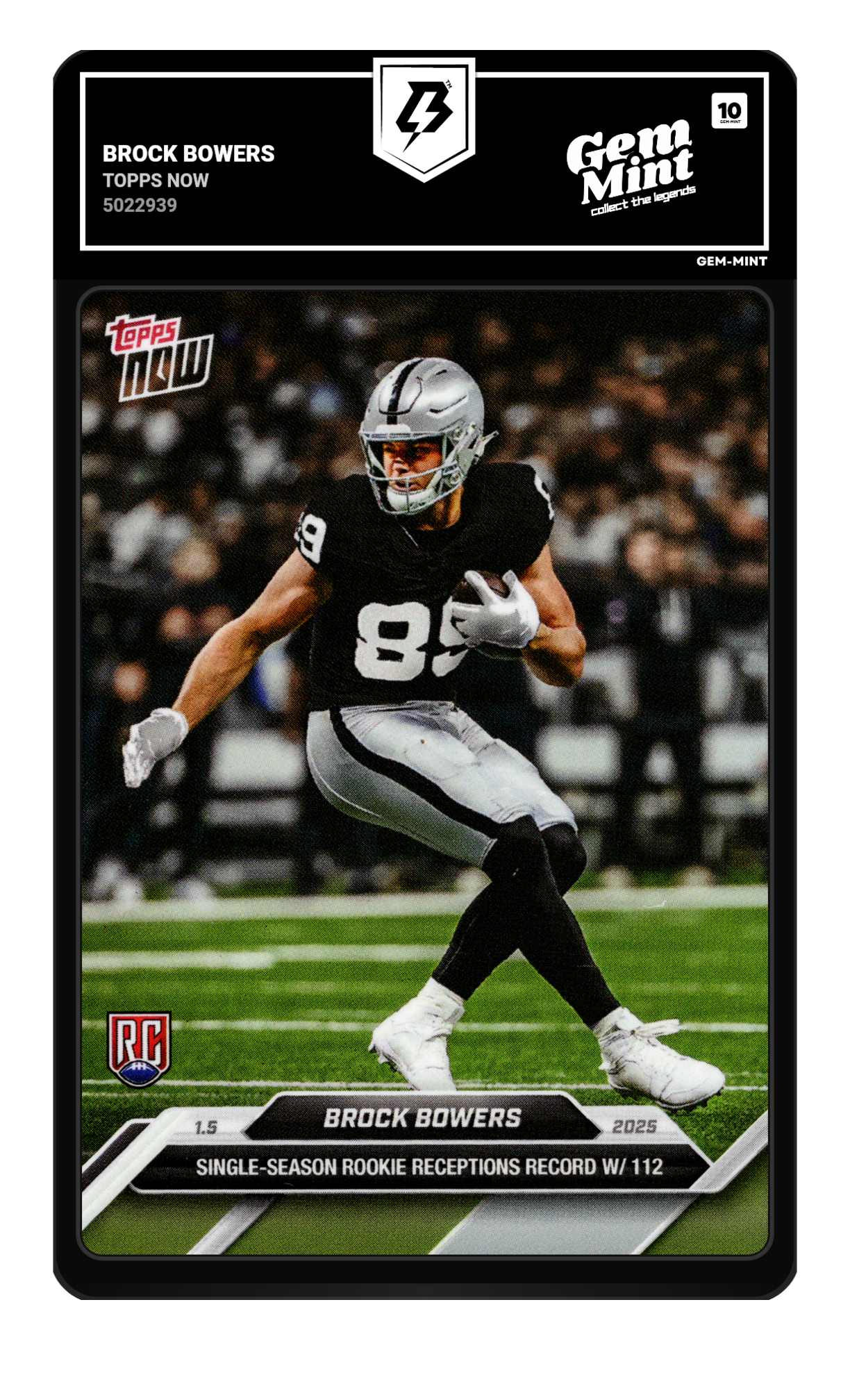 Brock Bowers graded 10