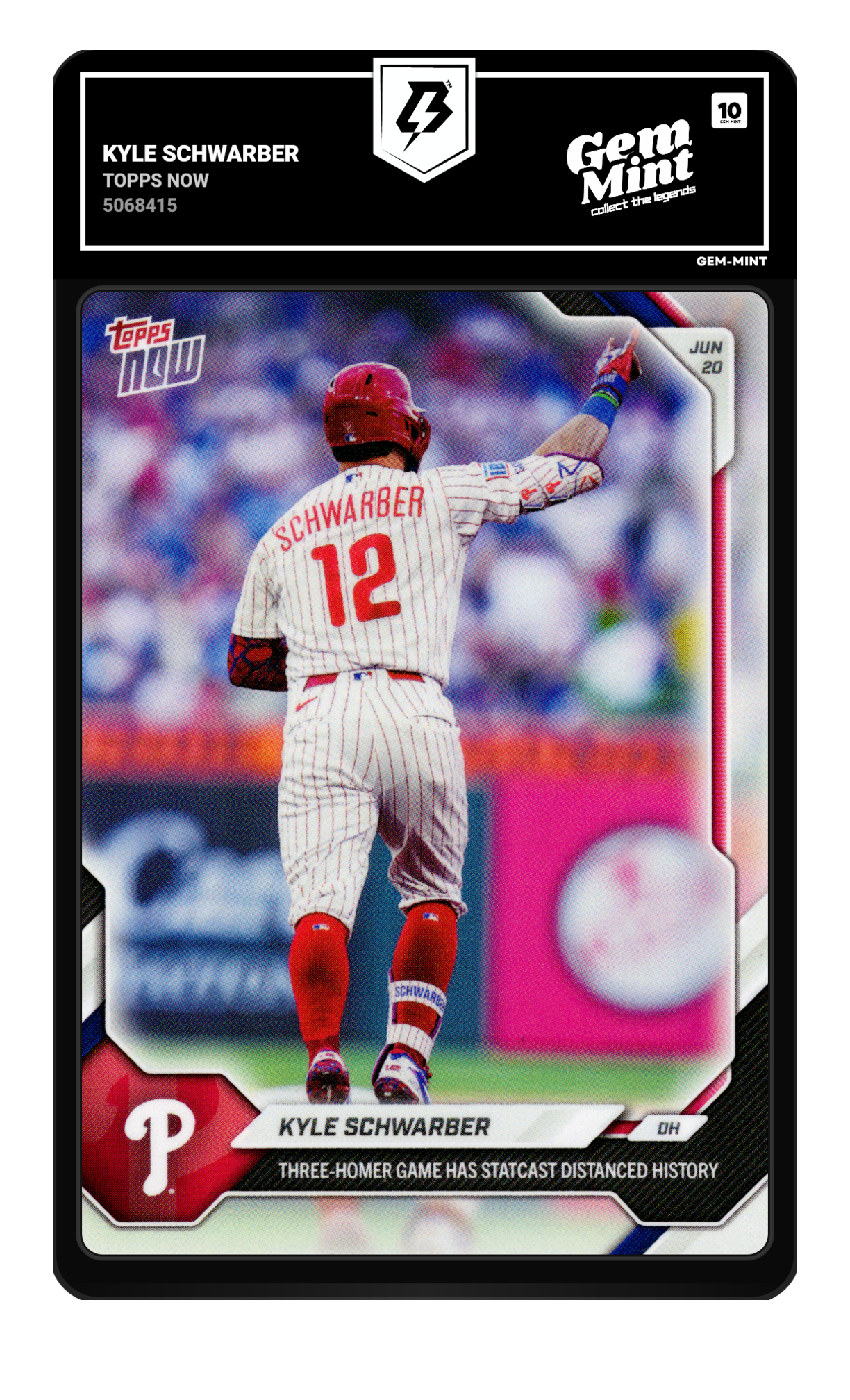 Kyle Schwarber graded 10