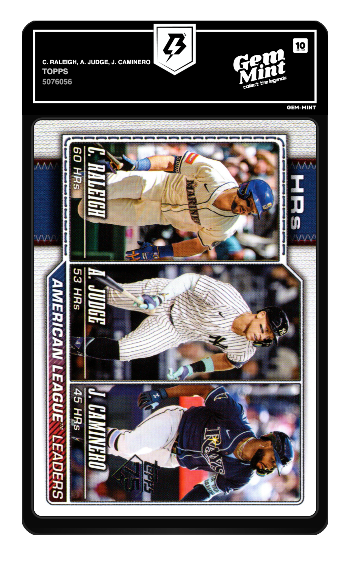 C. Raleigh, A. Judge, J. Caminero graded 10