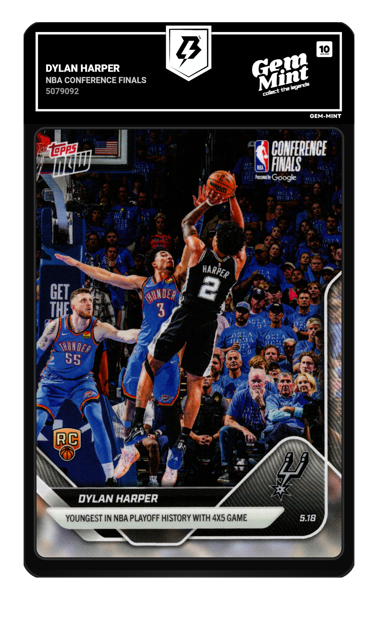 Dylan Harper graded 10