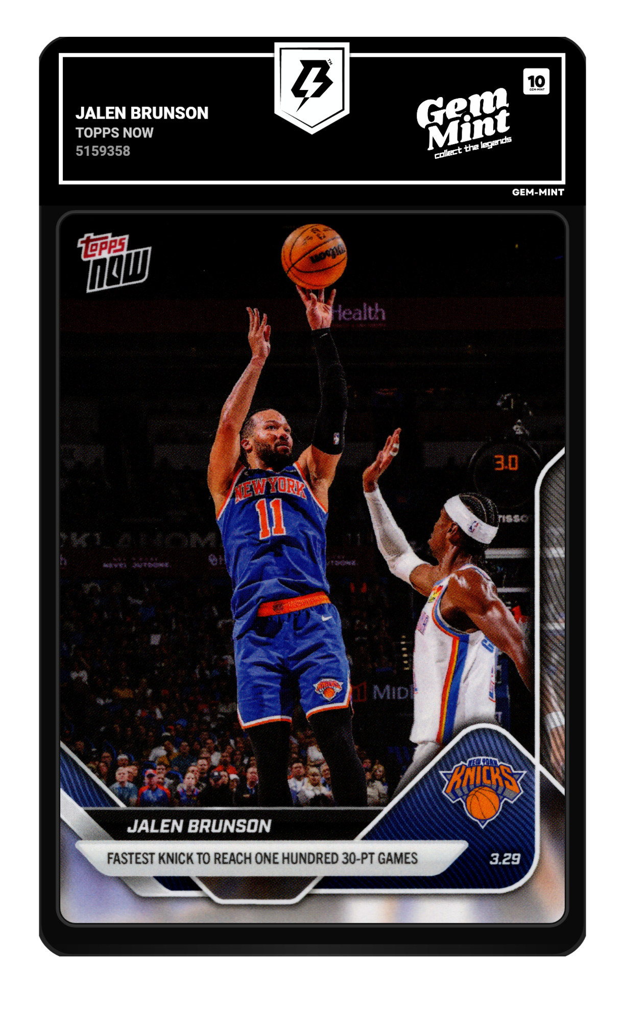 Jalen Brunson graded 10