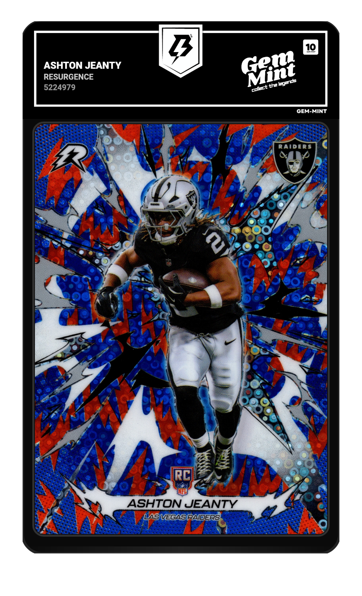 Ashton Jeanty graded 10