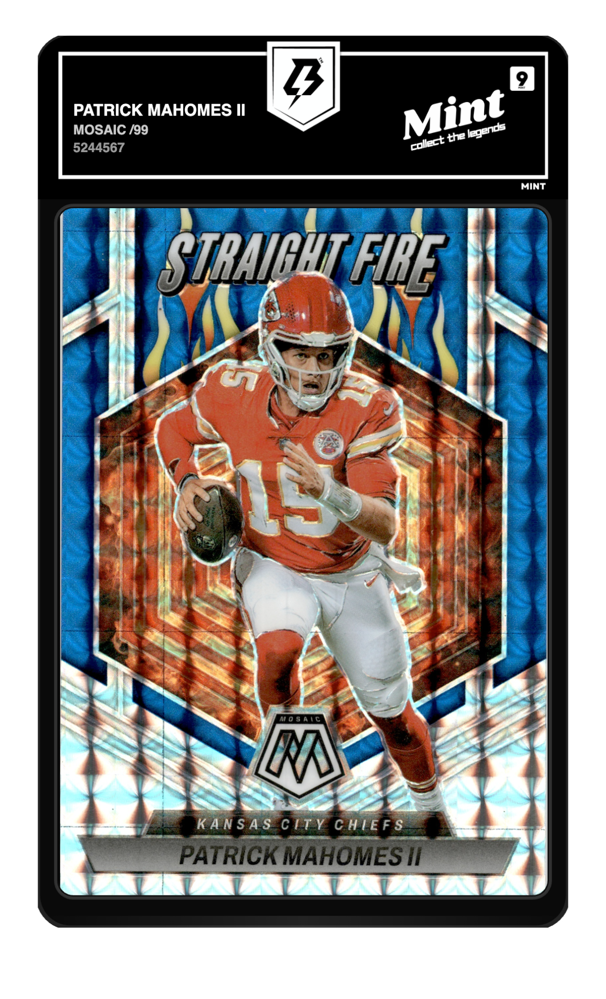 Patrick Mahomes II graded 9