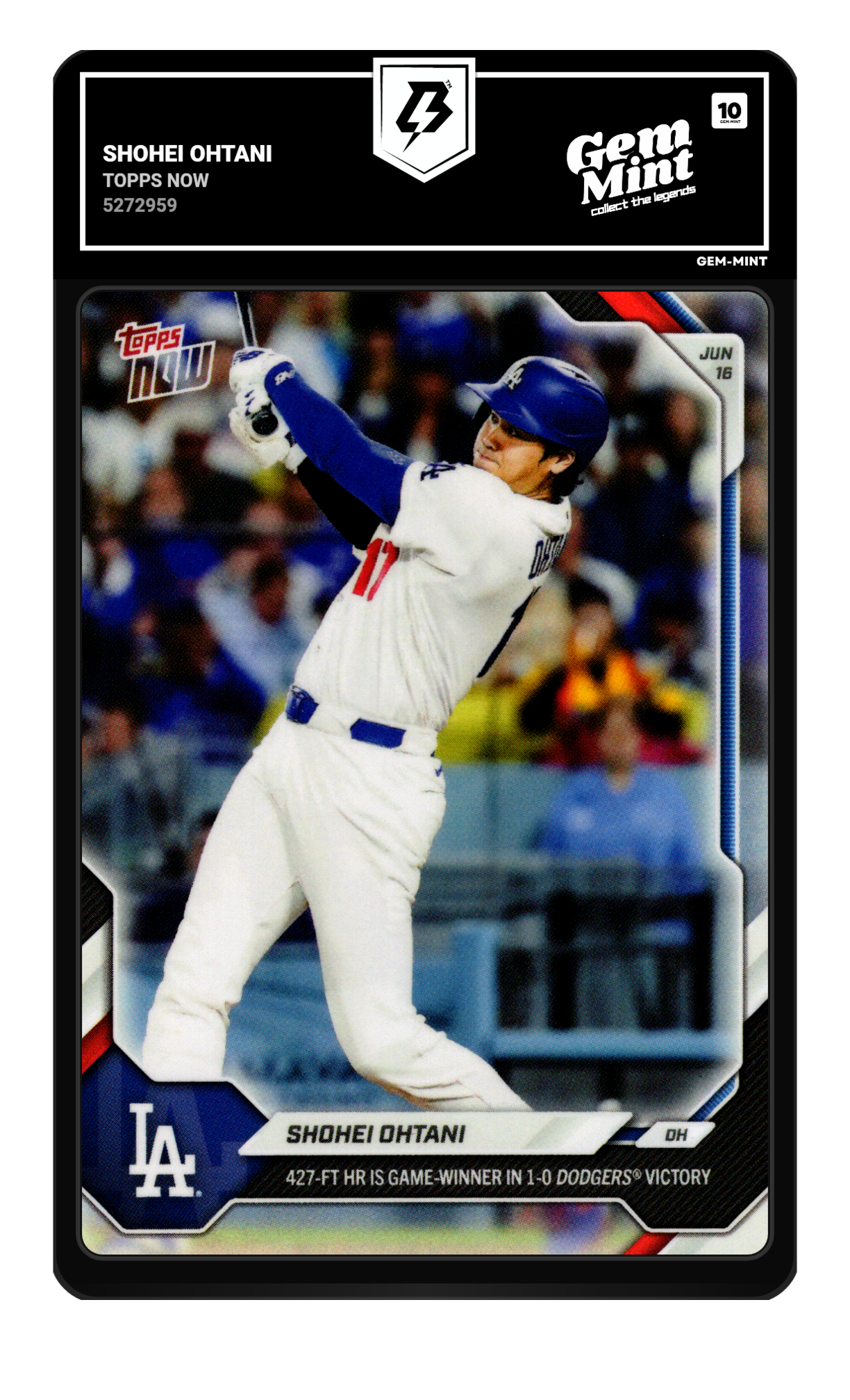 Shohei Ohtani graded 10