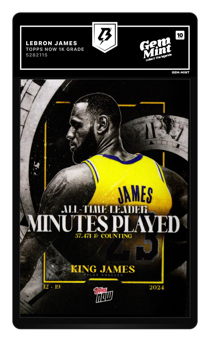 Lebron James graded 10