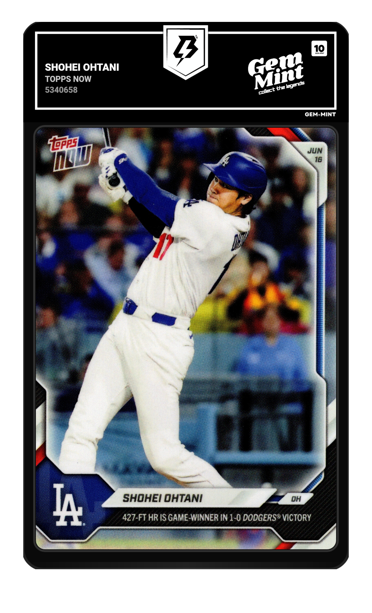 Shohei Ohtani graded 10