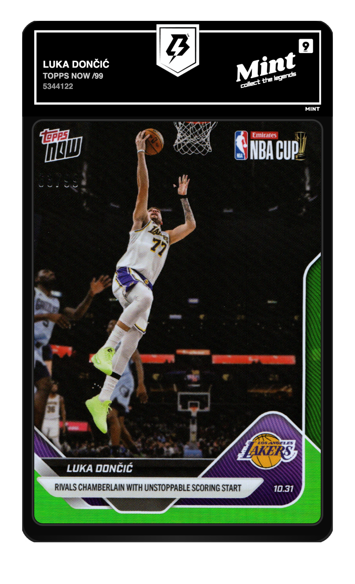 Luka Dončić graded 9