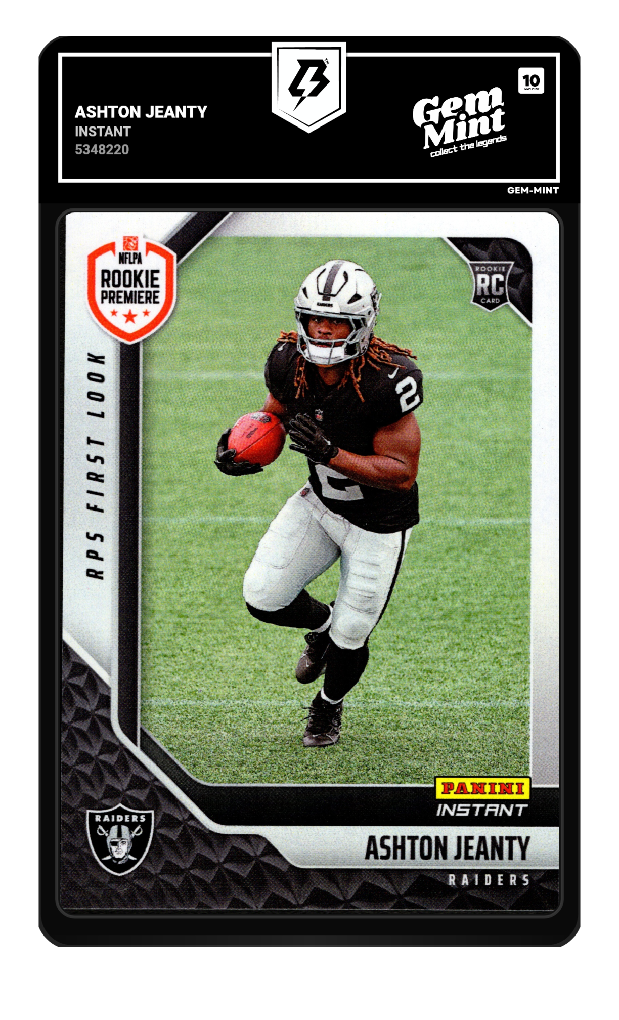 Ashton Jeanty graded 10