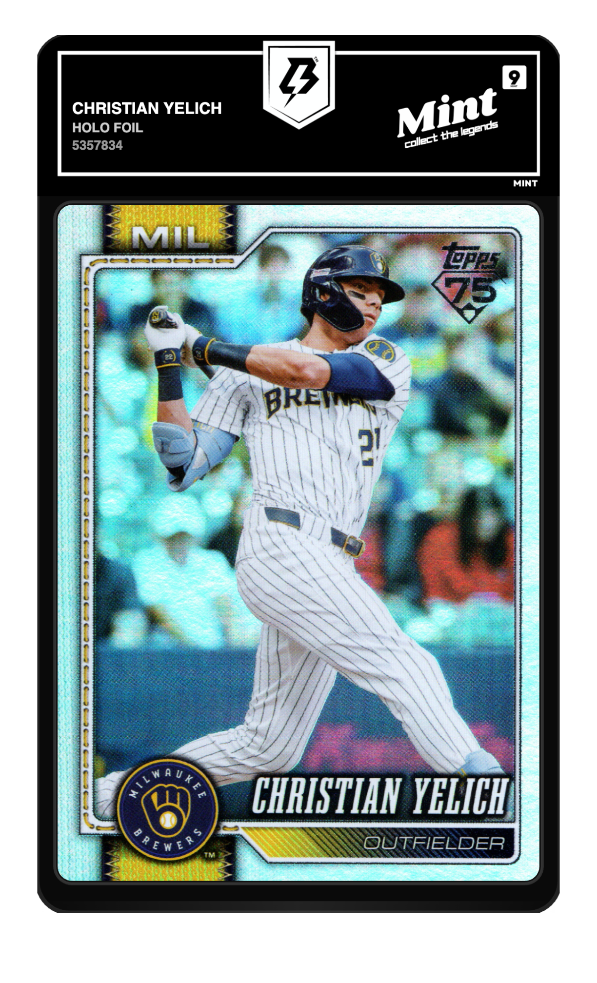Christian Yelich graded 9
