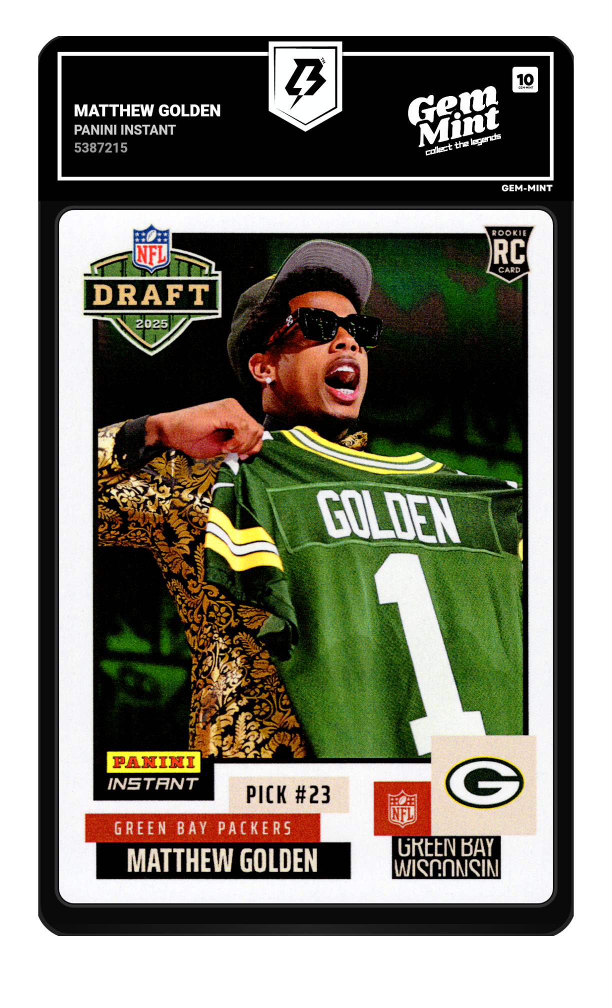 Matthew Golden graded 10