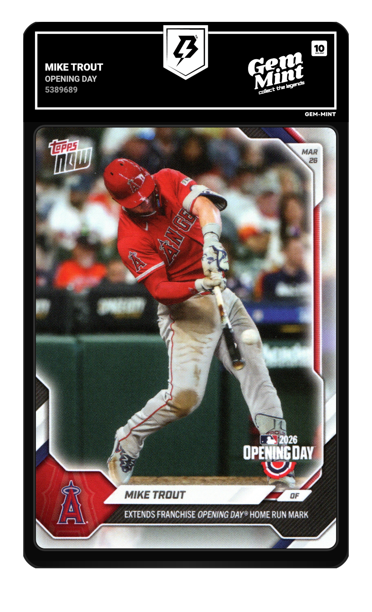 Mike Trout graded 10