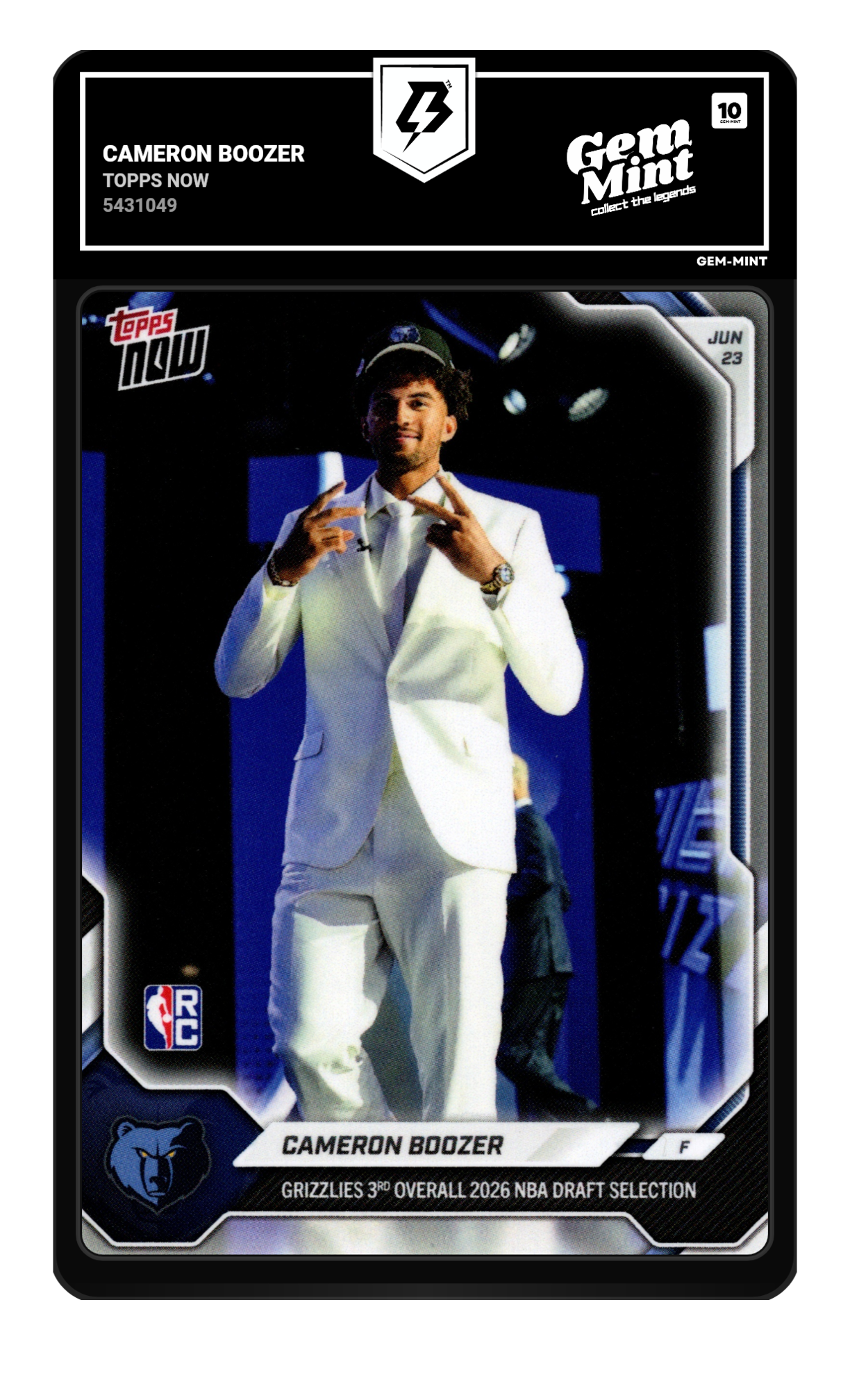 Cameron Boozer graded 10