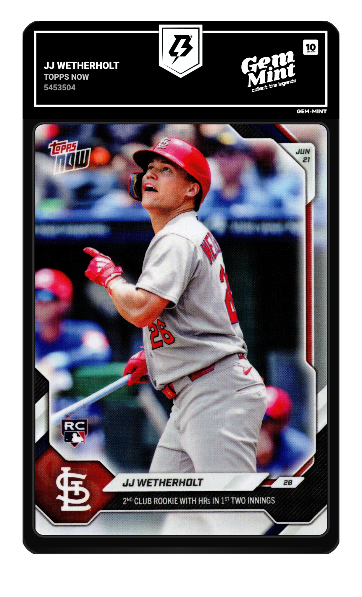 JJ Wetherholt graded 10