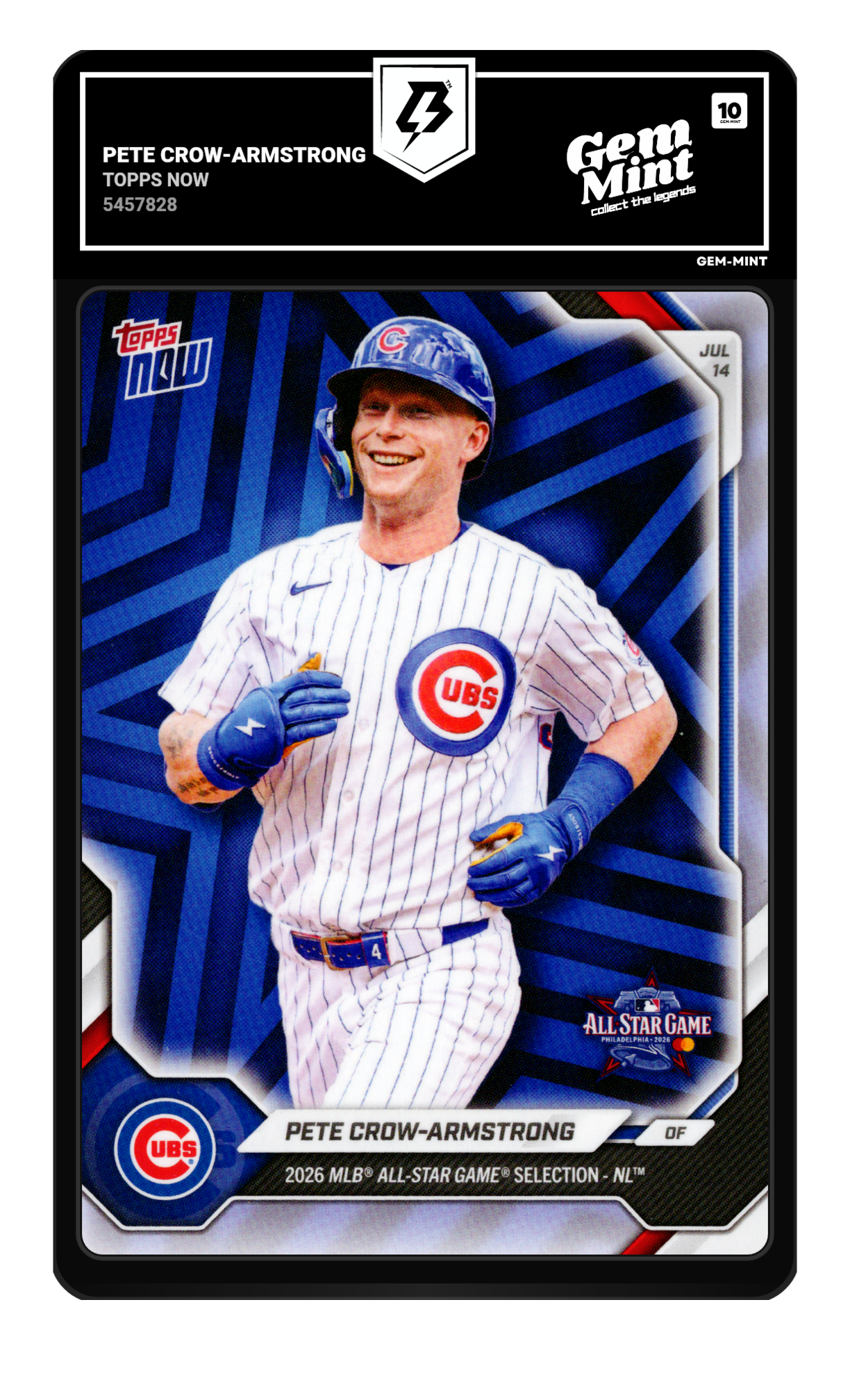 Pete Crow-Armstrong graded 10