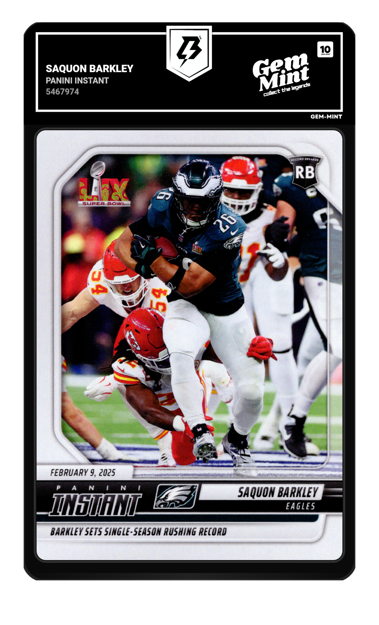 Saquon Barkley graded 10