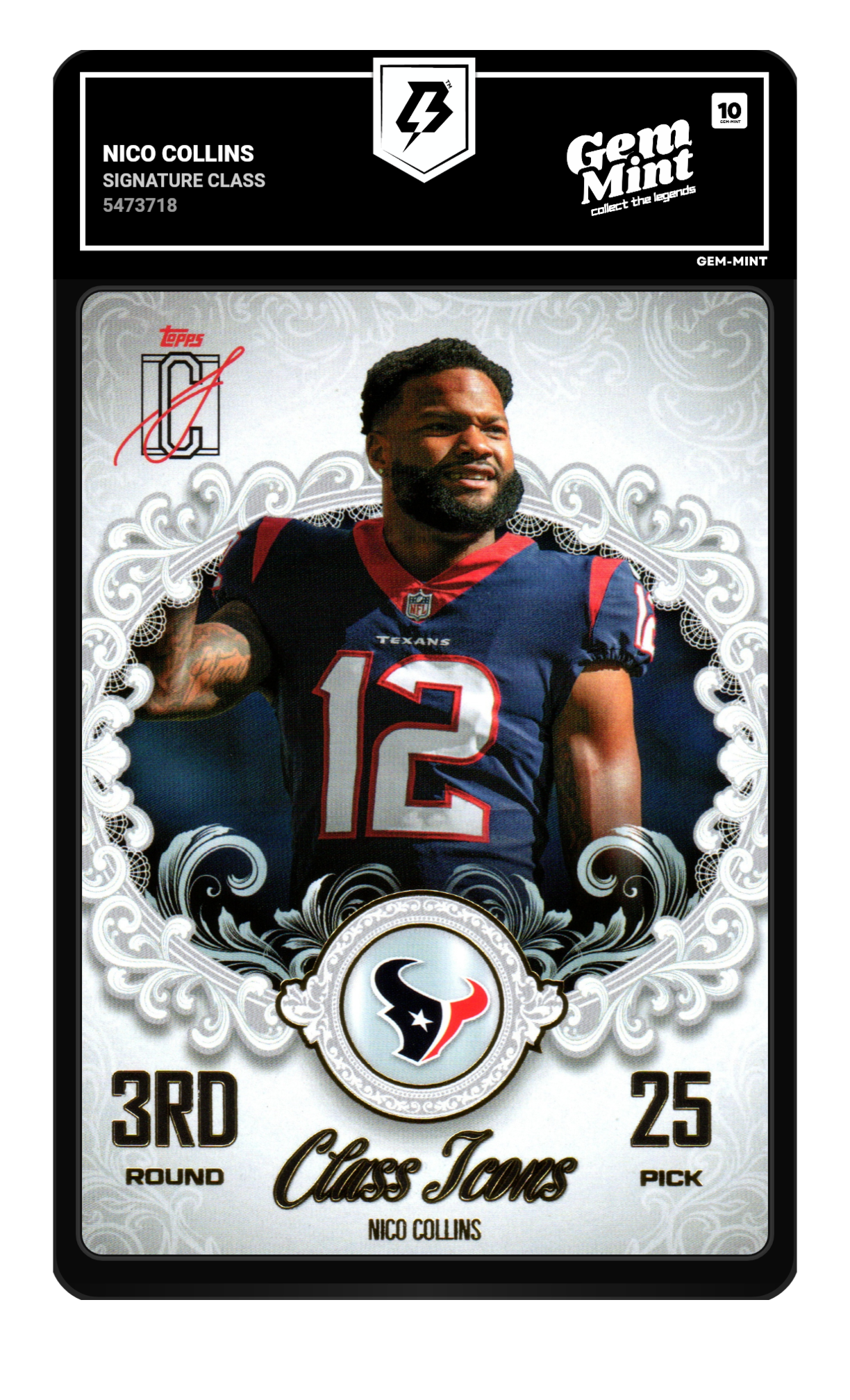 Nico Collins graded 10