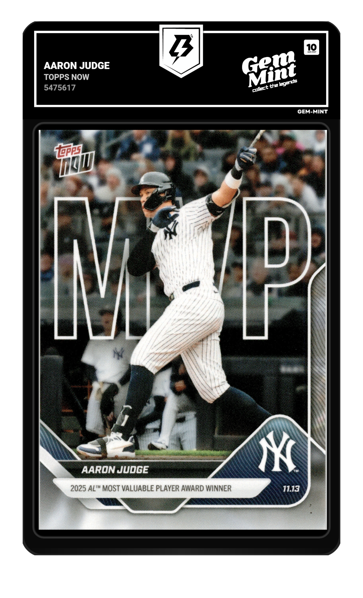 Aaron Judge graded 10