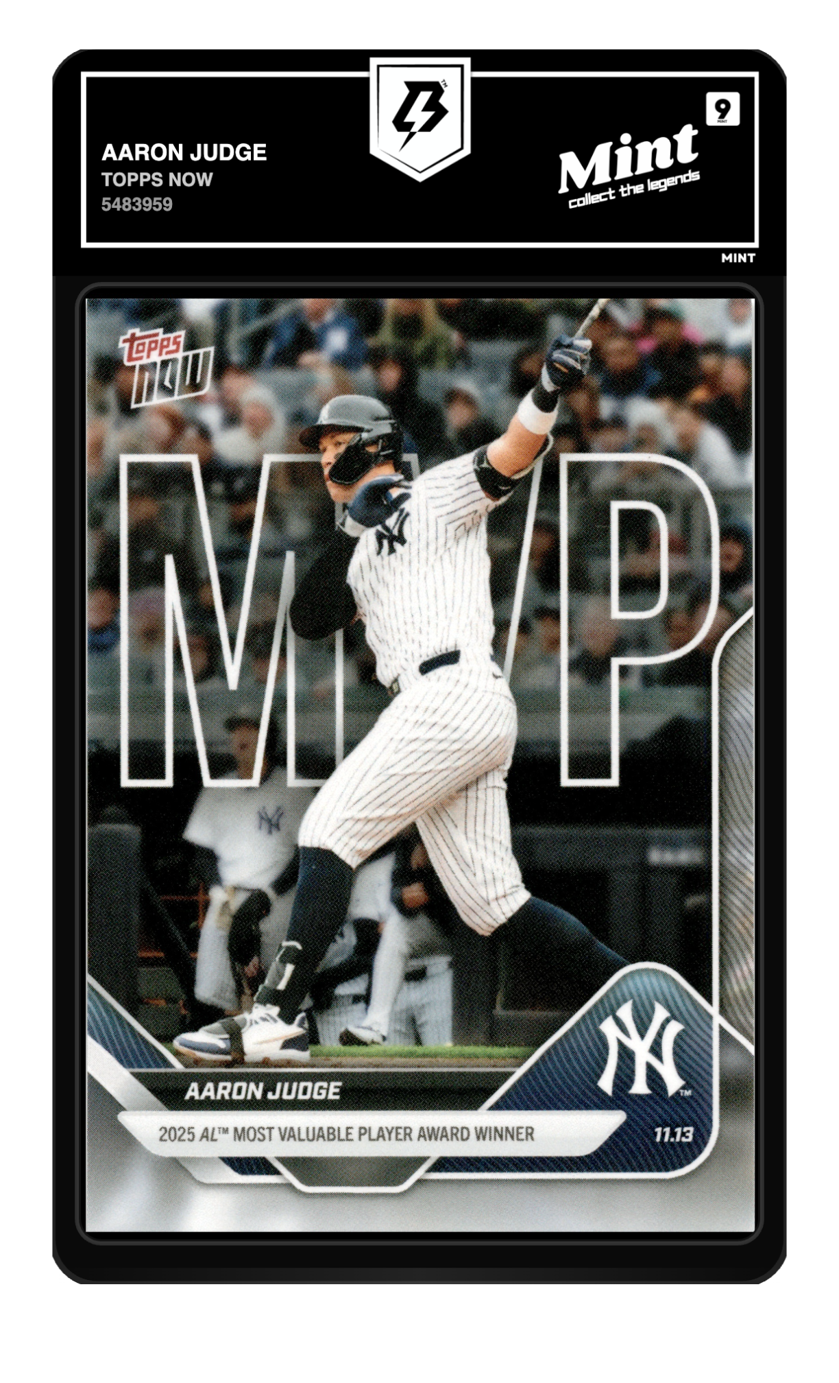 Aaron Judge graded 9