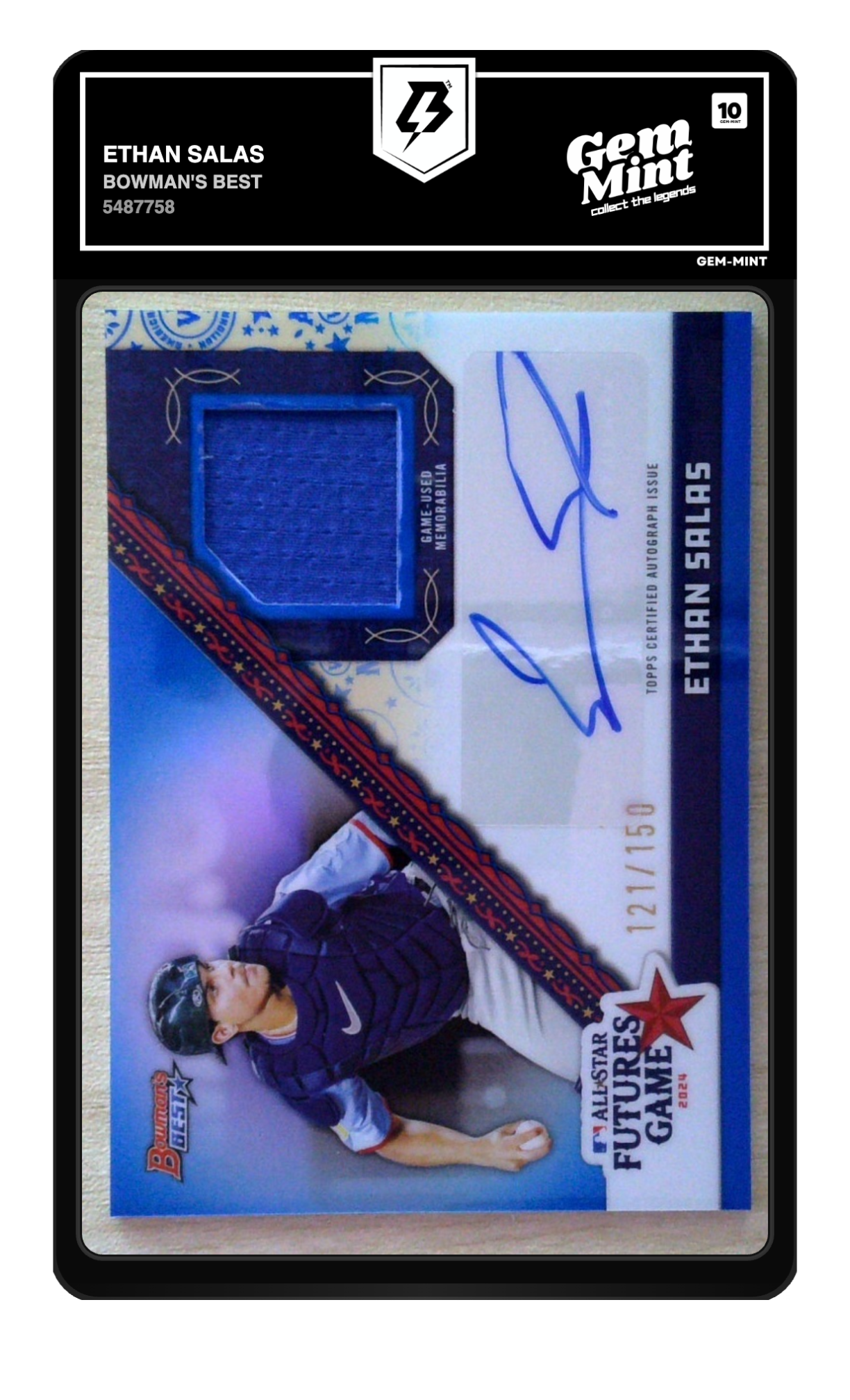 Ethan Salas graded 10