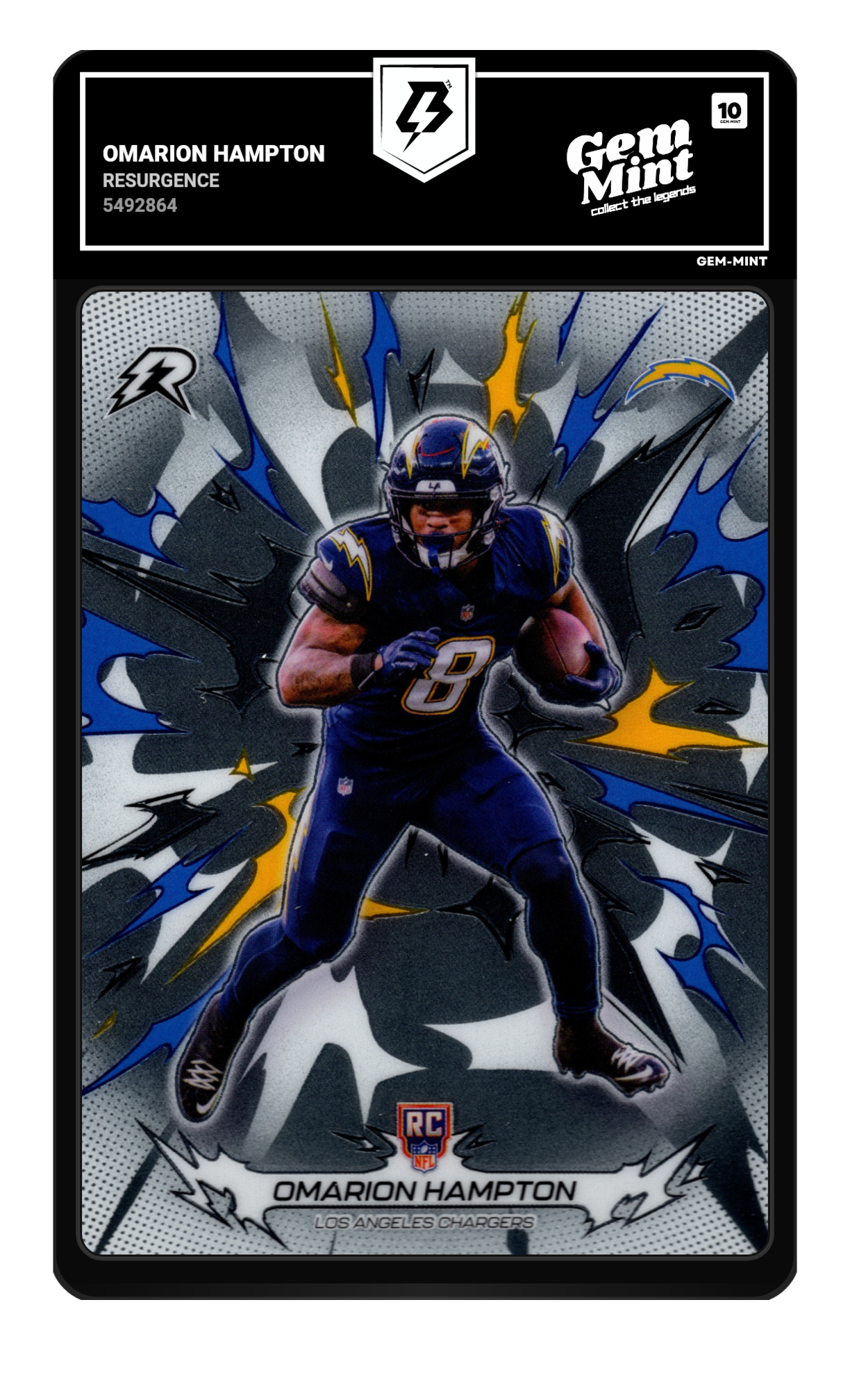 Omarion Hampton graded 10